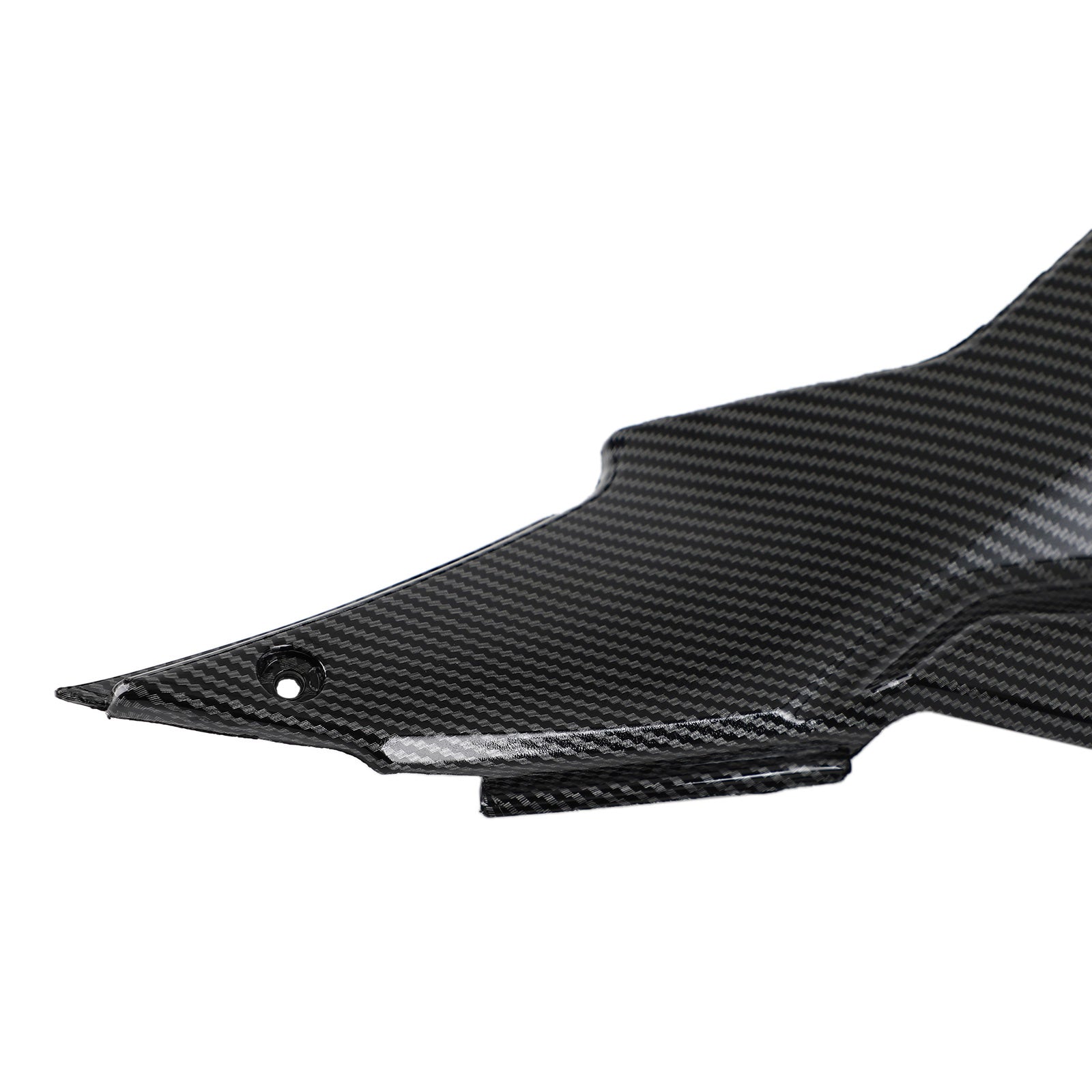 Carbon Tank Side Cover Panel Trim Fairing Fit til Kawasaki Z650 2017-2020 Generisk