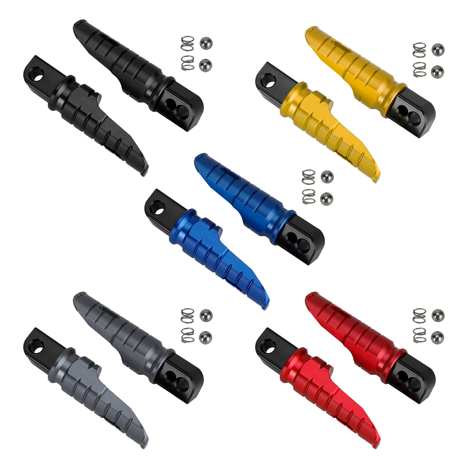 Rear Footrests Foot Peg fit for SUZUKI GSX-S125/150 GSX-R125/150 GW250 2018-2022