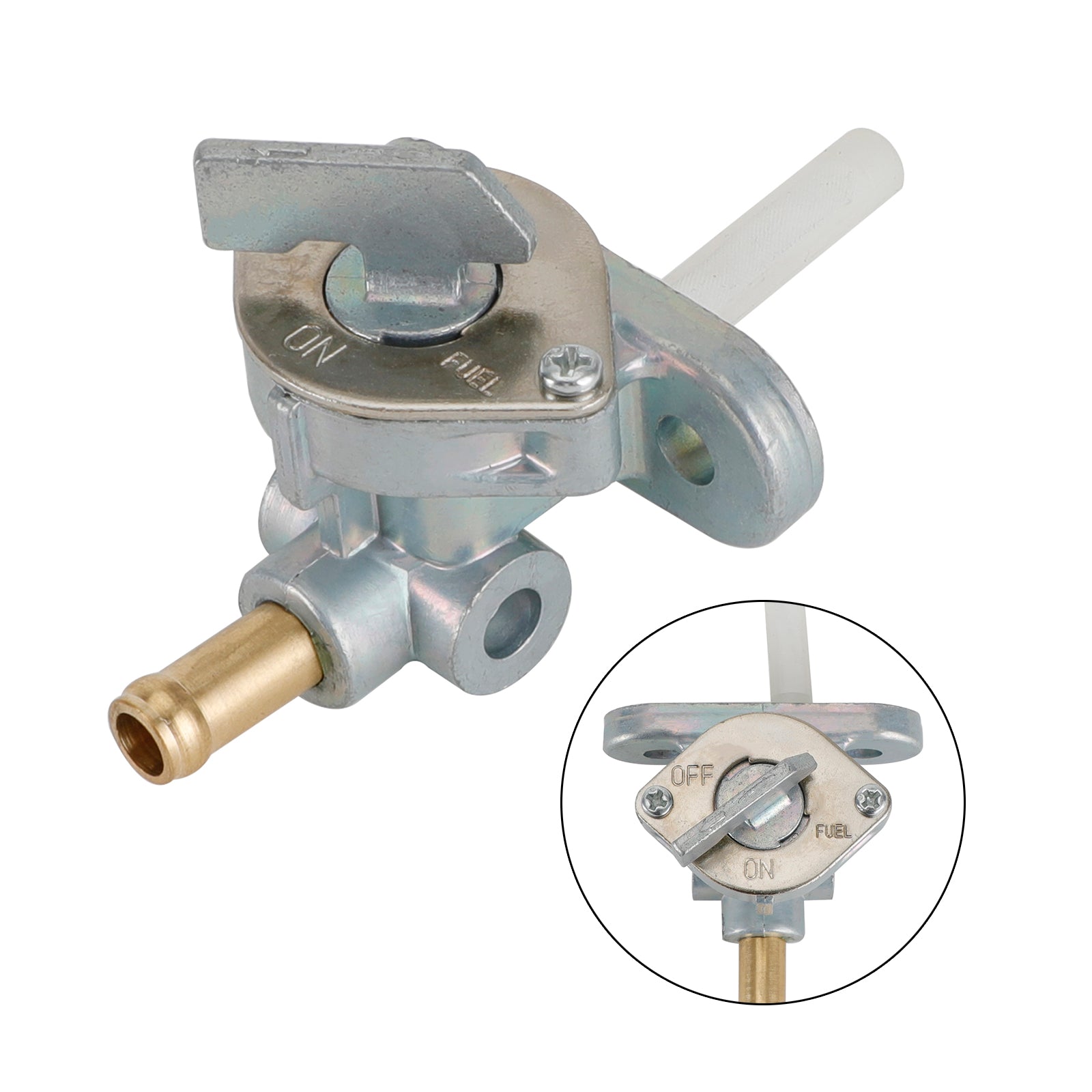 Gas Tank Fuel Cock Valve Petcock Fit til Kawasaki KX65 KX85 KX100 2001-2018 Generisk