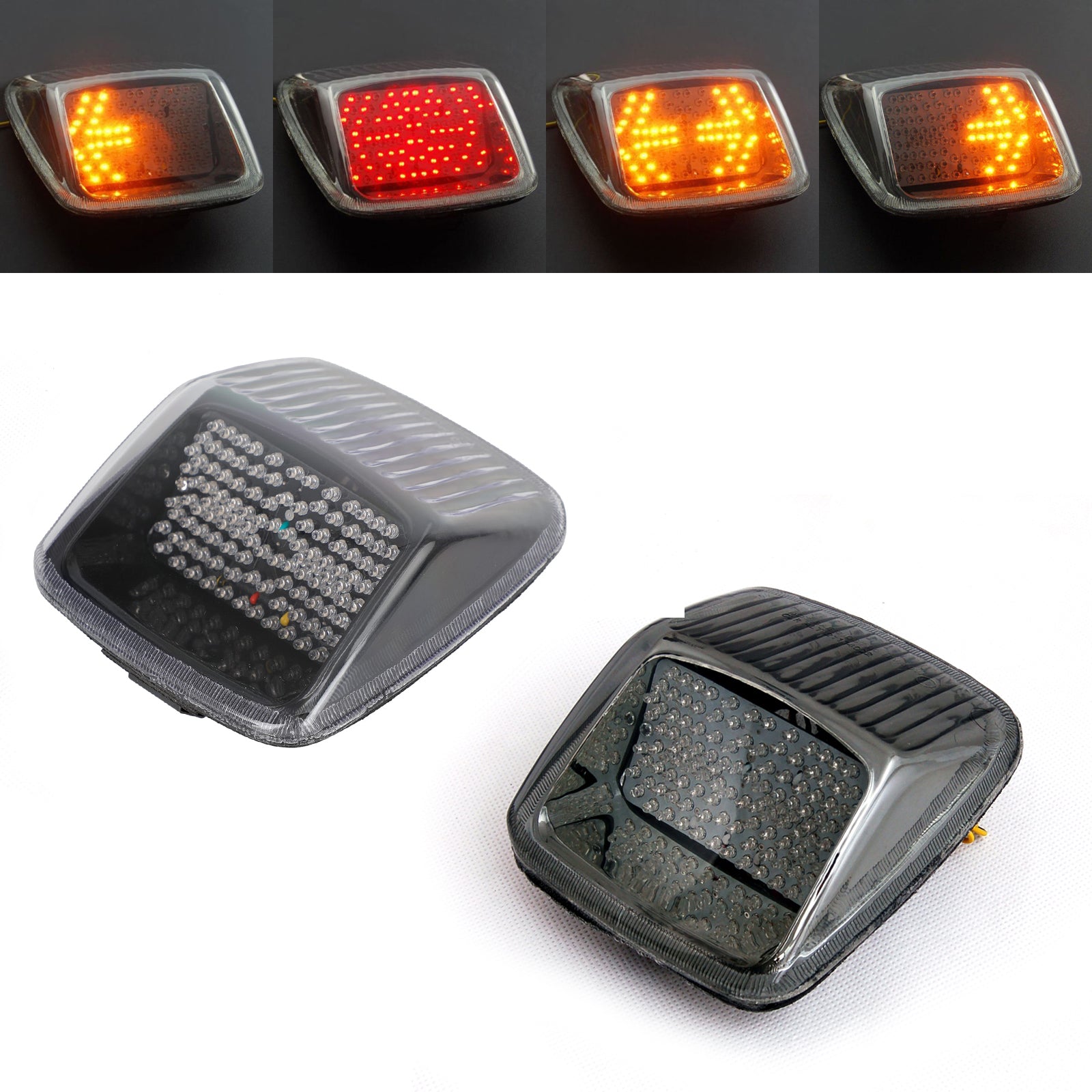 2002-2011 V-ROD Night Rod Street Rod Taillight + Turn Signals Clear