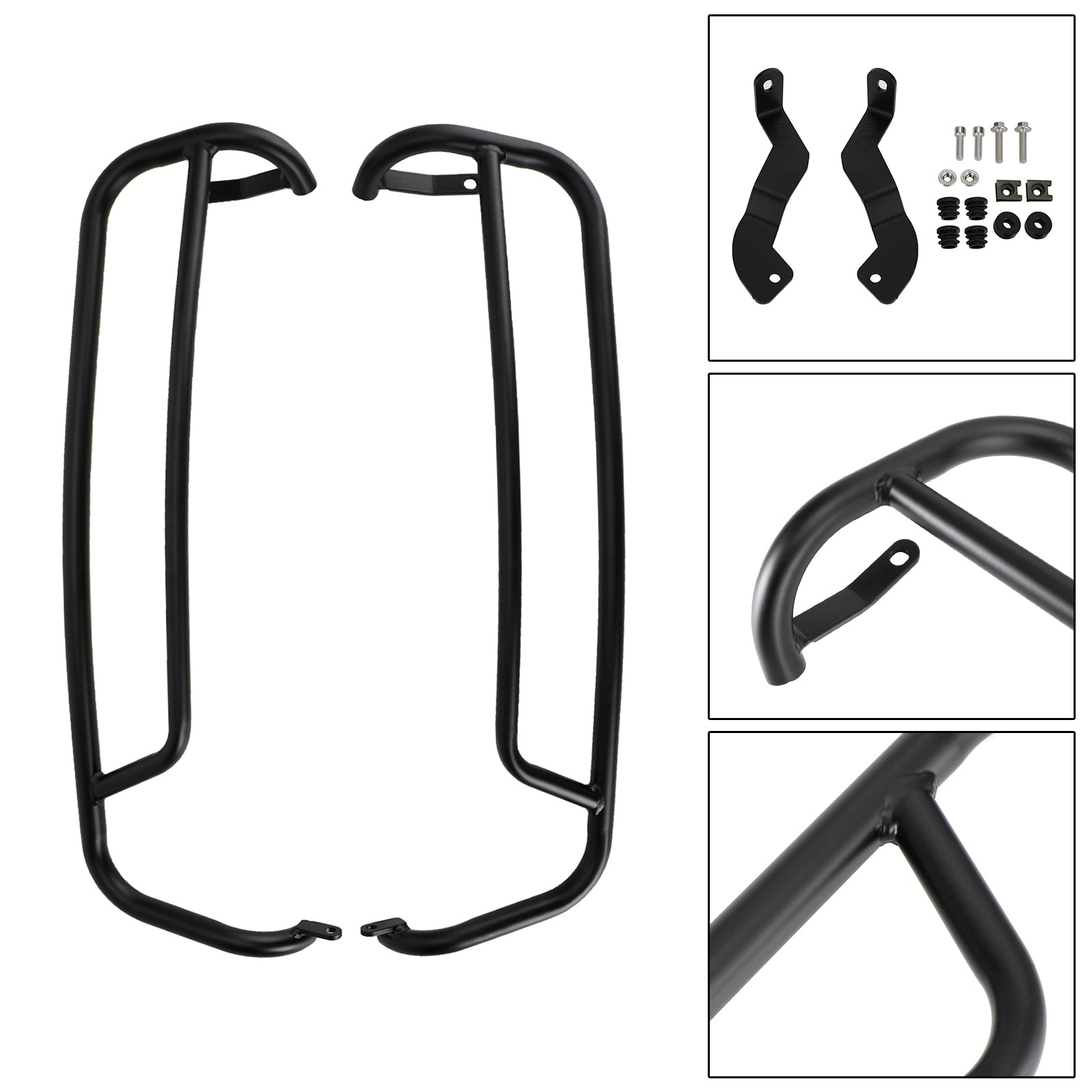 Bumper Engine Protection Guard Crash Bar Fits For VESPA GTS 300 GTV 300 21-22 Silver