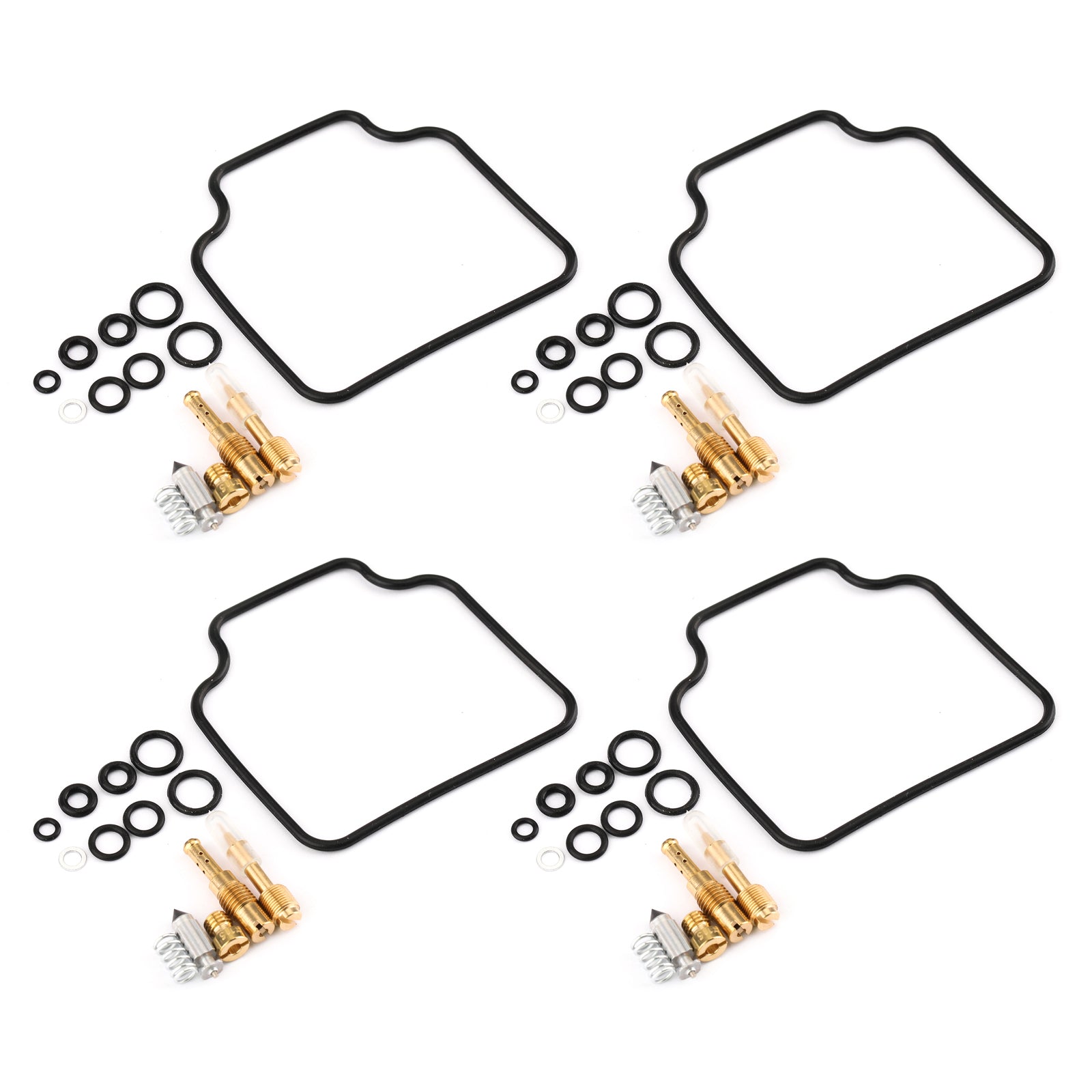 4-teiliges Vergaser-Reparaturset & Schwimmer für Honda 83-85 CB650SC Nighthawk