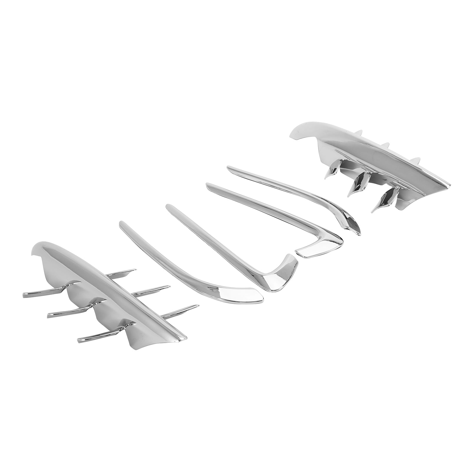 2001-2011 Honda GL1800 Honda Verkleidung Premier Shark Gills Chrom