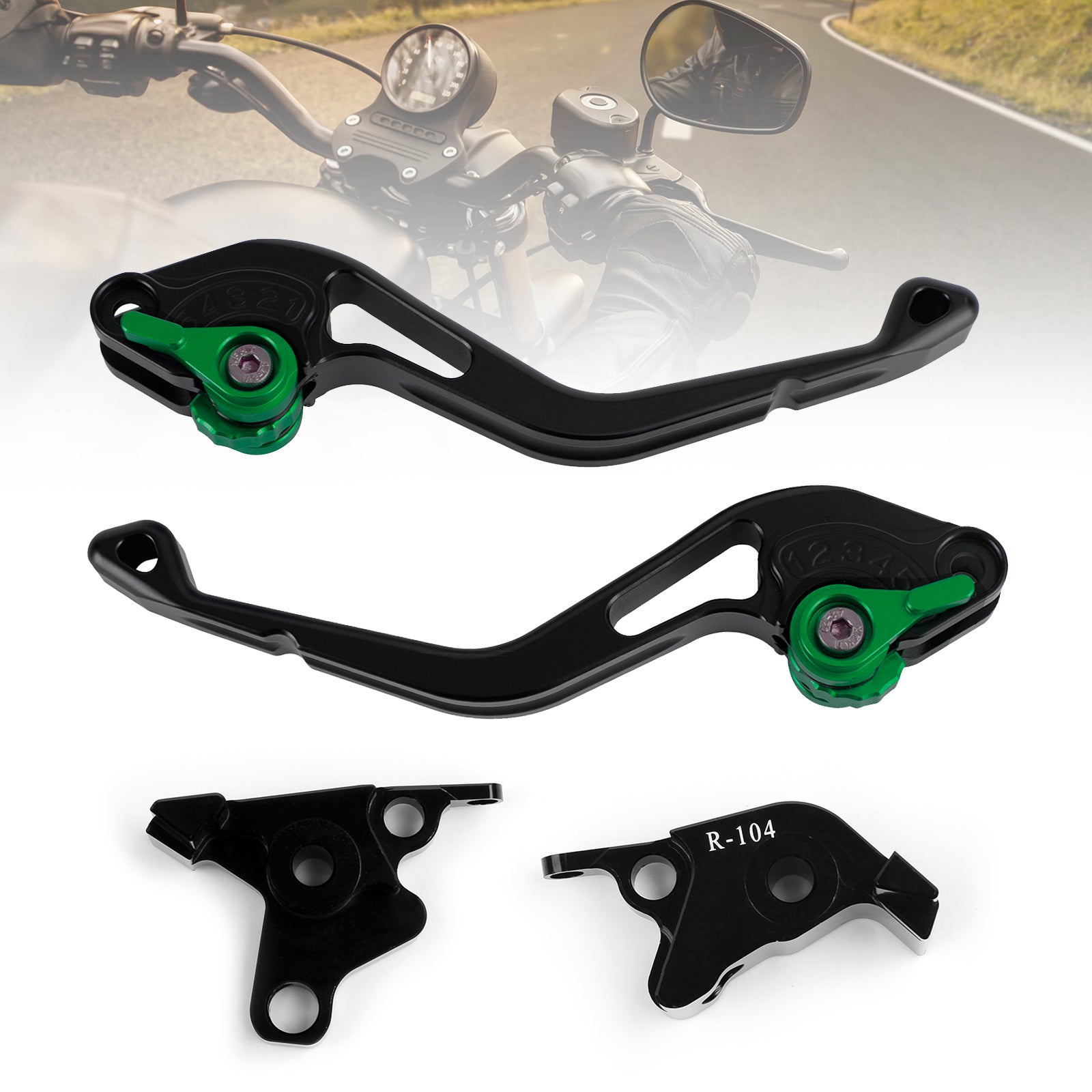 Ny kort koblingsbremsehåndtag Fit til Yamaha V-Max 2009-2016 MT-01 2004-2009