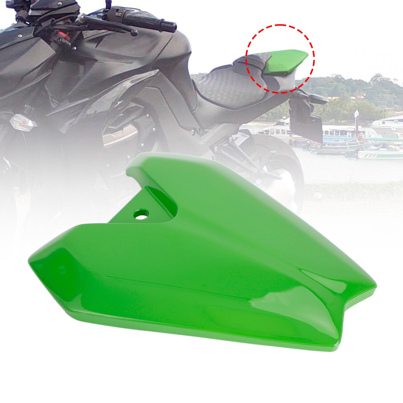 Motorcykel baksäte mässan täcker kåp för kawasaki z1000 2014-2022 generisk