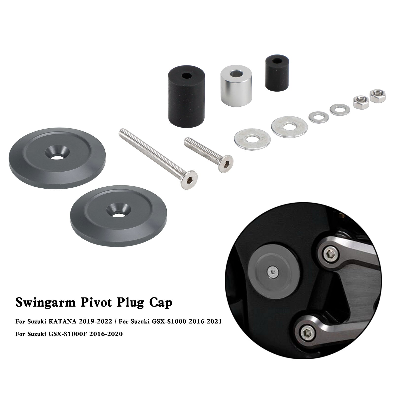 Swingarm Pivot zástrčka pro Suzuki Katana GSX-S1000 GSX-S1000F 2016-2021