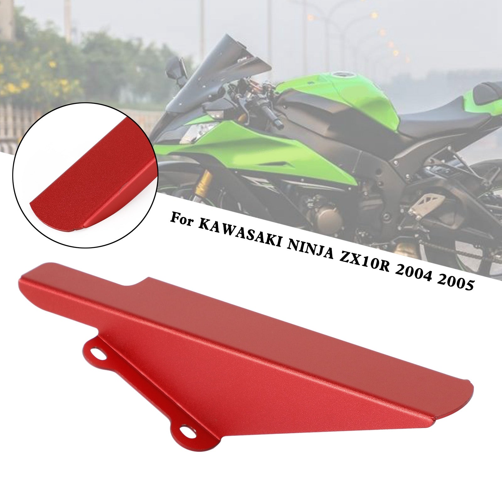 Sprocket Chain Guard Cover For KAWASAKI NINJA ZX-10R ZX10R 2004 2005 Generic