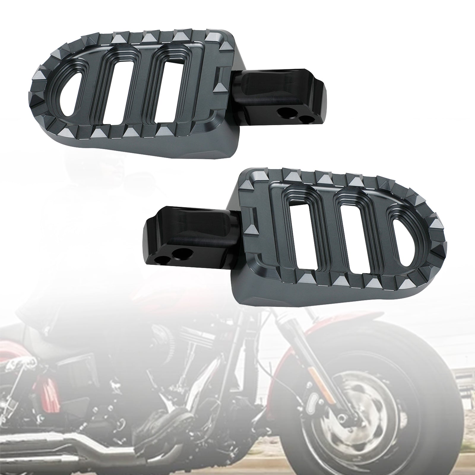 Rear Footrests Foot Peg fit for Sportster S Breakout Lower Rider Softail Slim