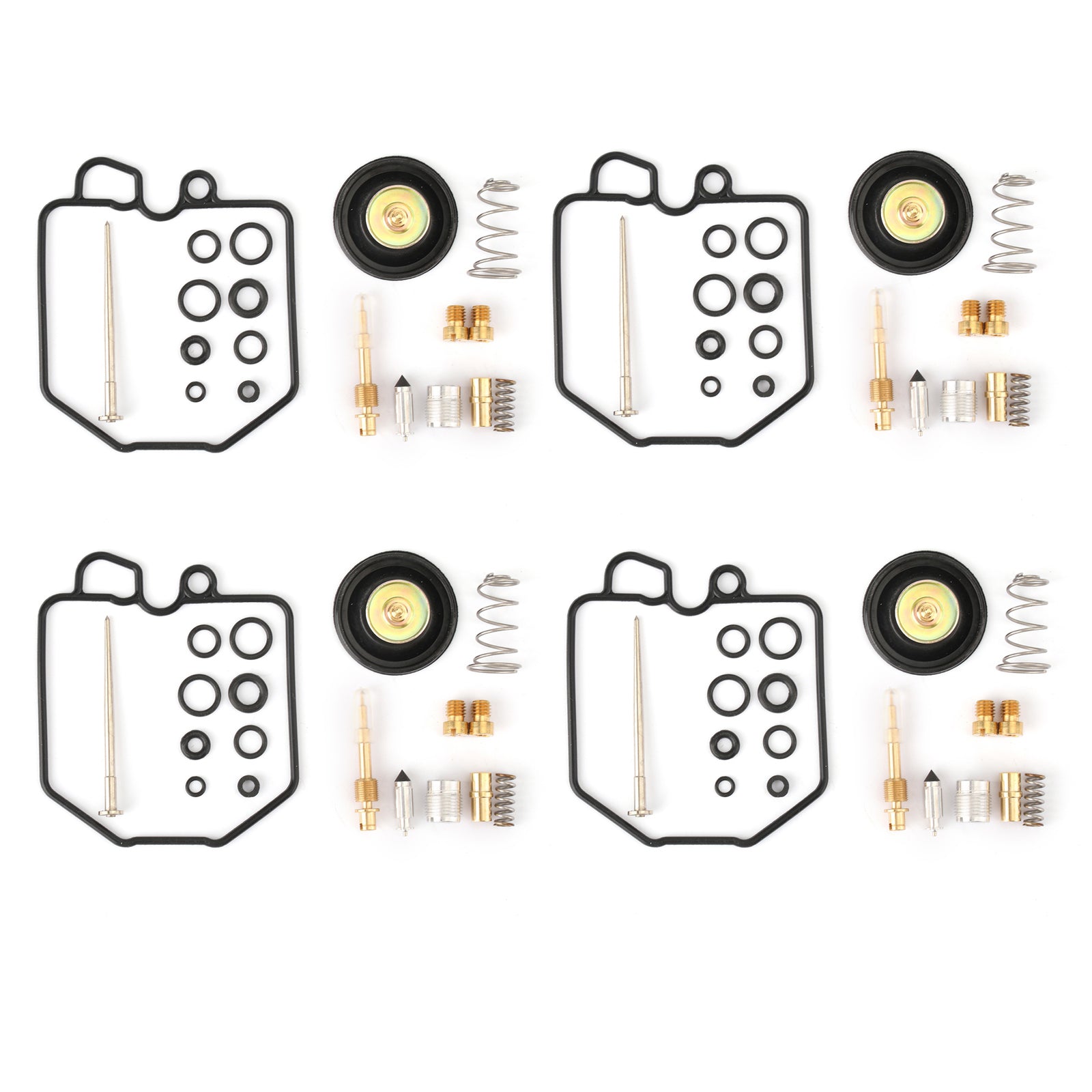 4x luftavskjæring Ventilkarbo forgasserreparasjonsoppbyggingssett for Honda CB750K 1980-82