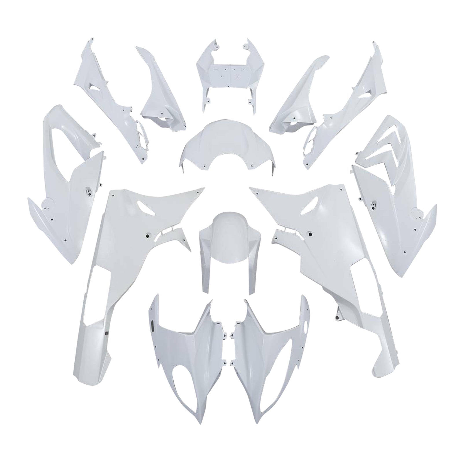 Amotopart BMW S1000RR 2015-2016 Kit de carenado sin pintar