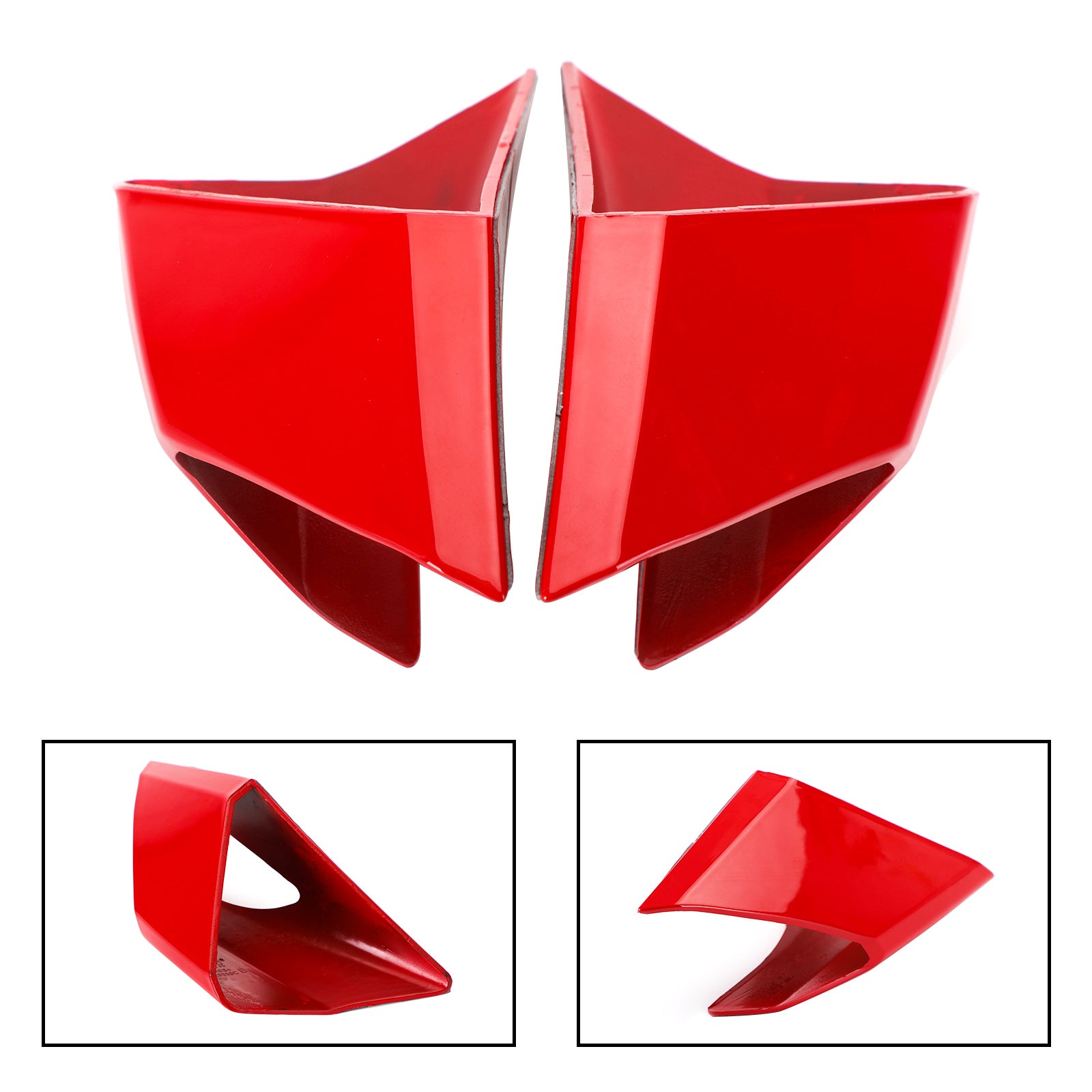 フロントフェアリングウイングレットサイドウイング保護カバーホンダ CBR650R 19-2021 汎用