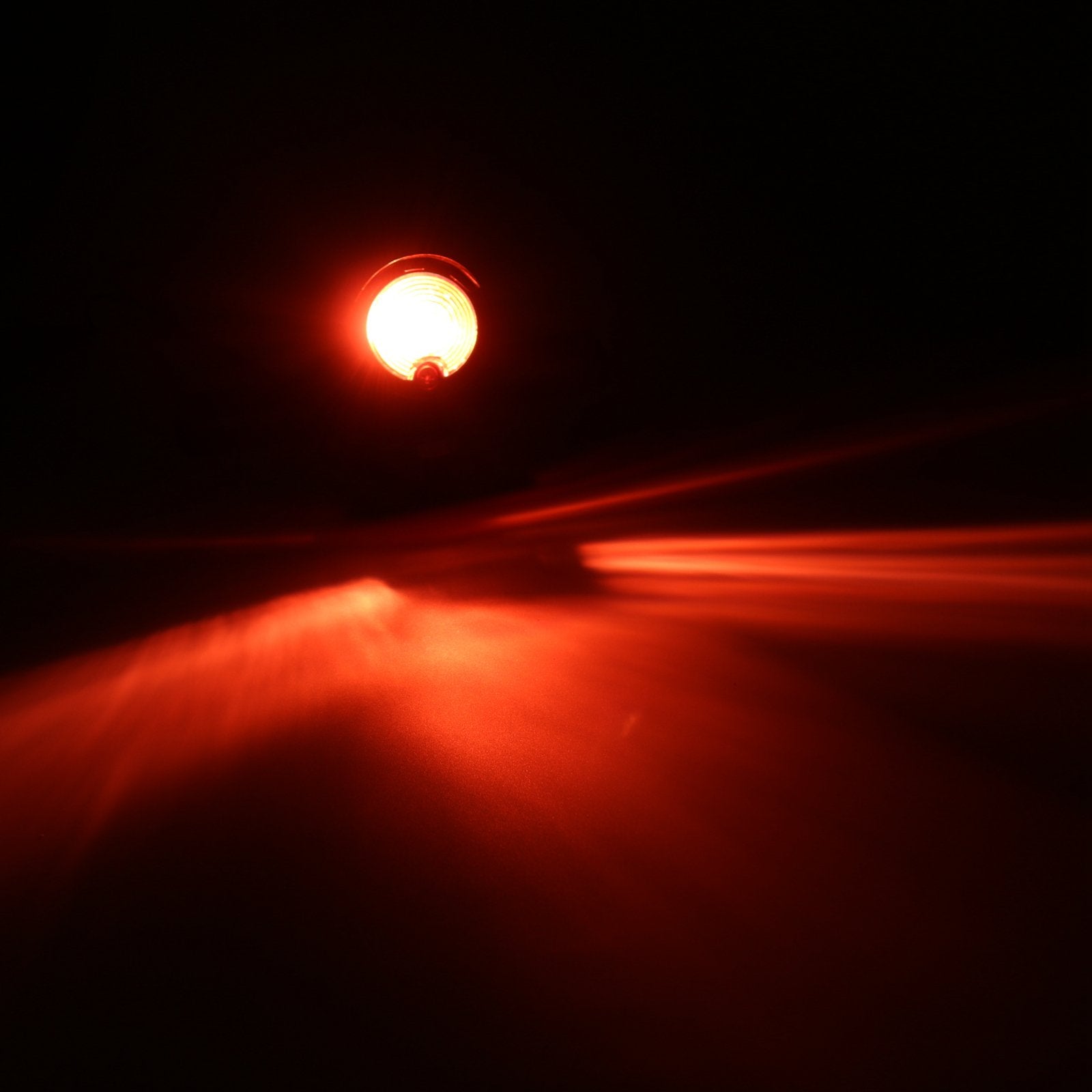 Universal Brake Stop bageste baglygterindikator Signallampe Chrome