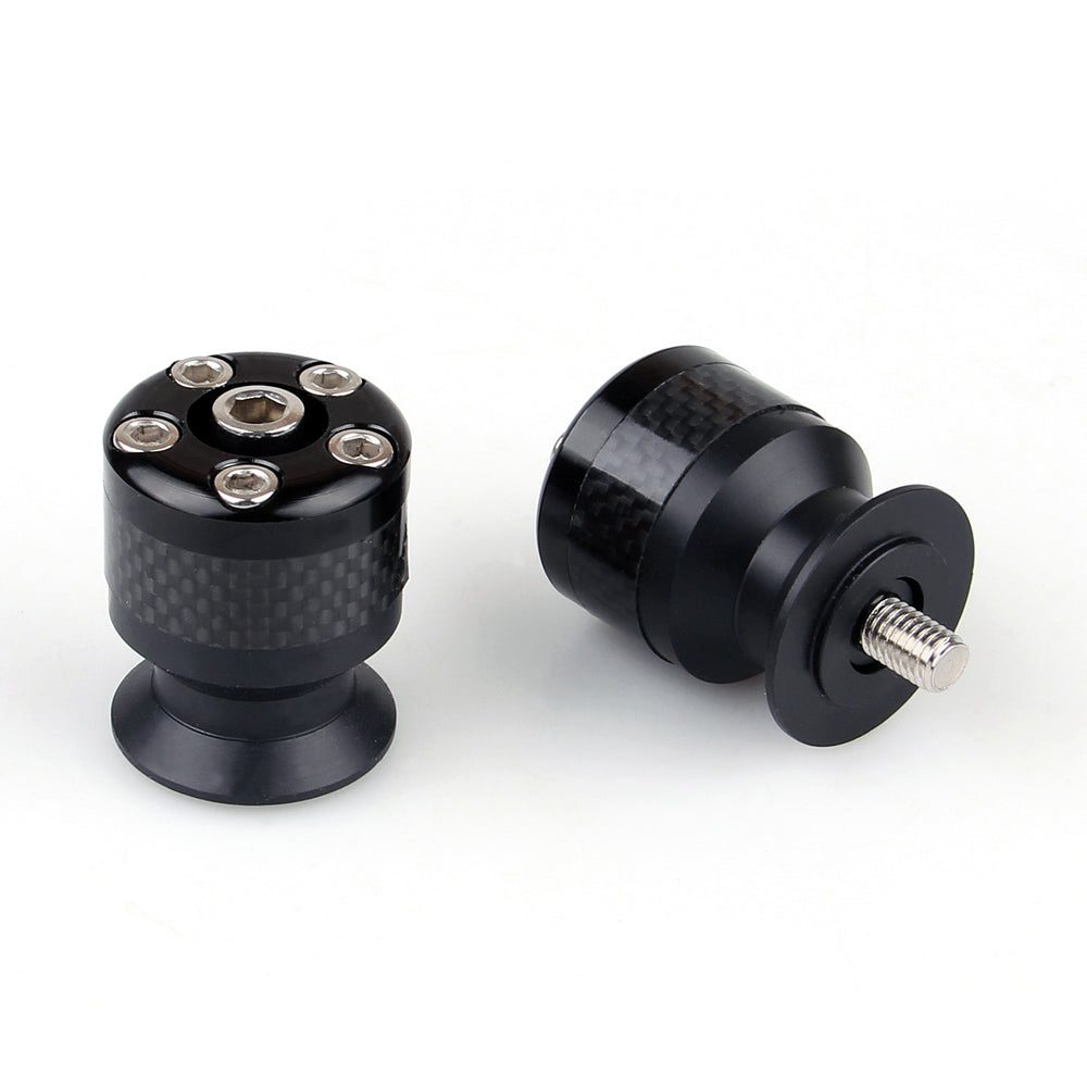 Motocicleta Universal CNC Fibra de carbono 8mm Sliders Sliders Spools genéricos