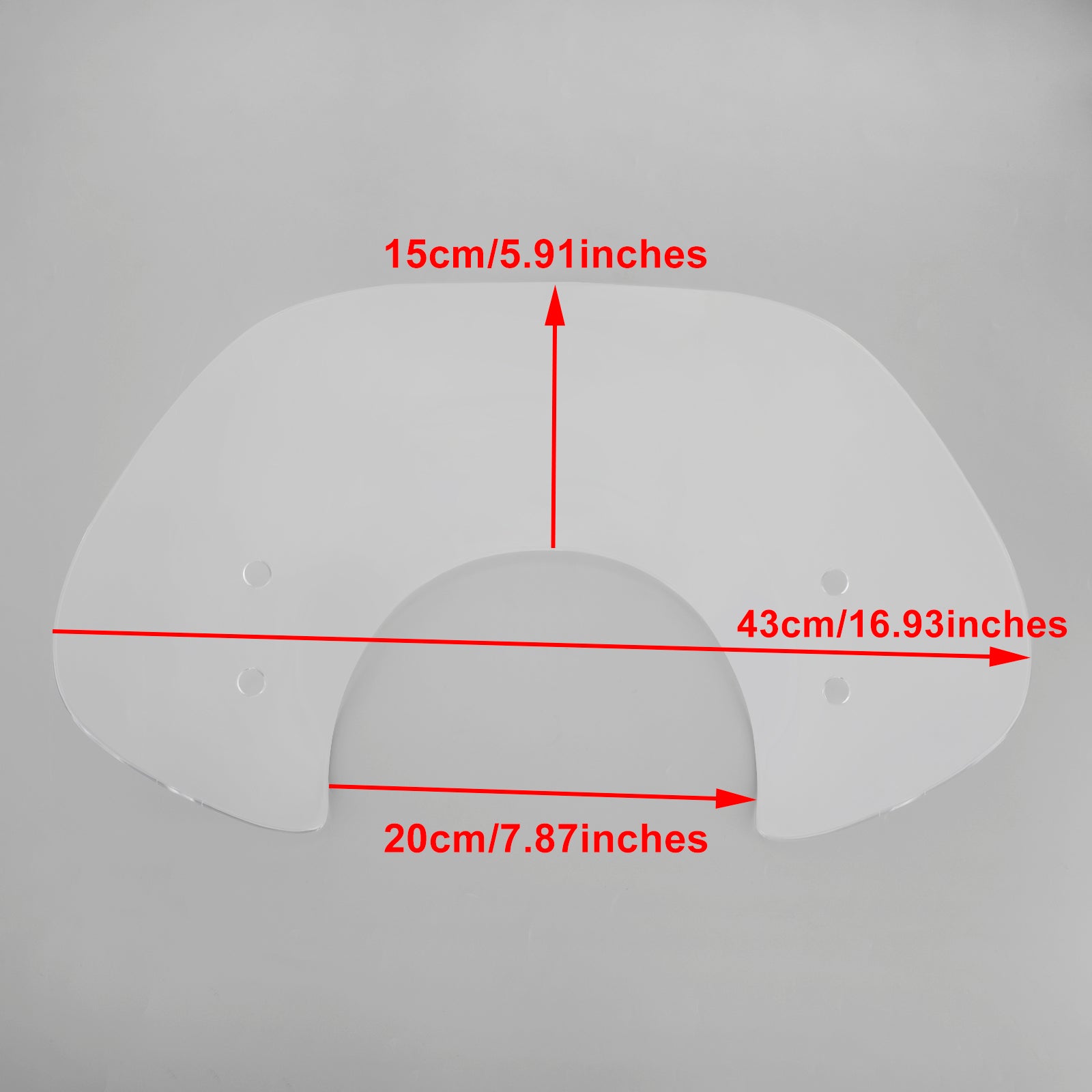 En pare-brise court ajustement pour Vespa GTS250 GTS300 2017-2022