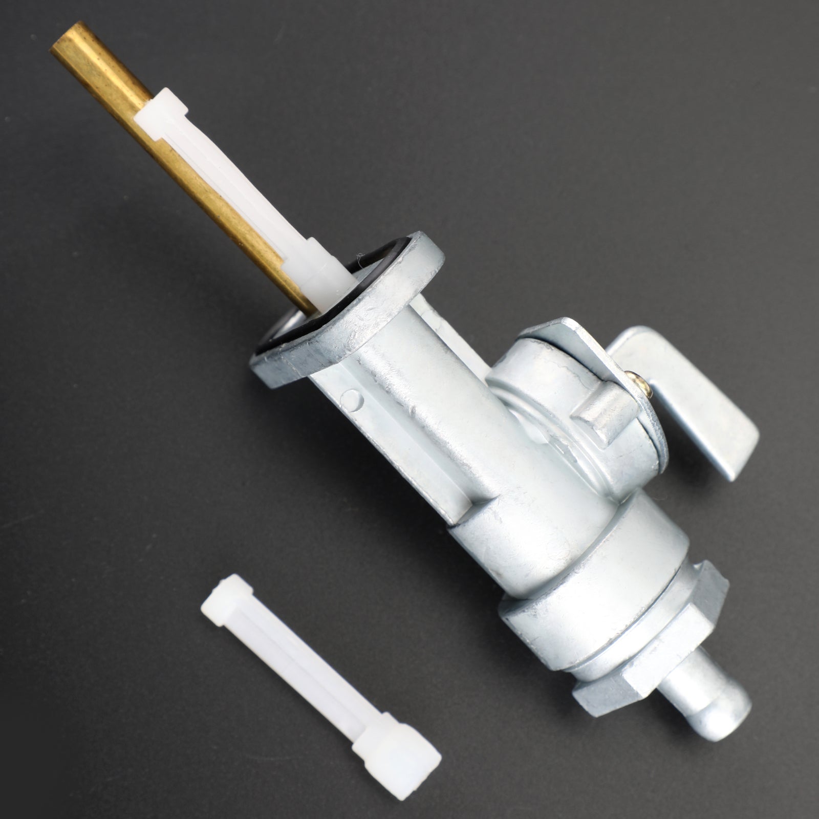 Valvola rubinetto gas combustibile Petcock 438-24500-01 per Yamaha DT100 DT125 DT250 DT360 generico