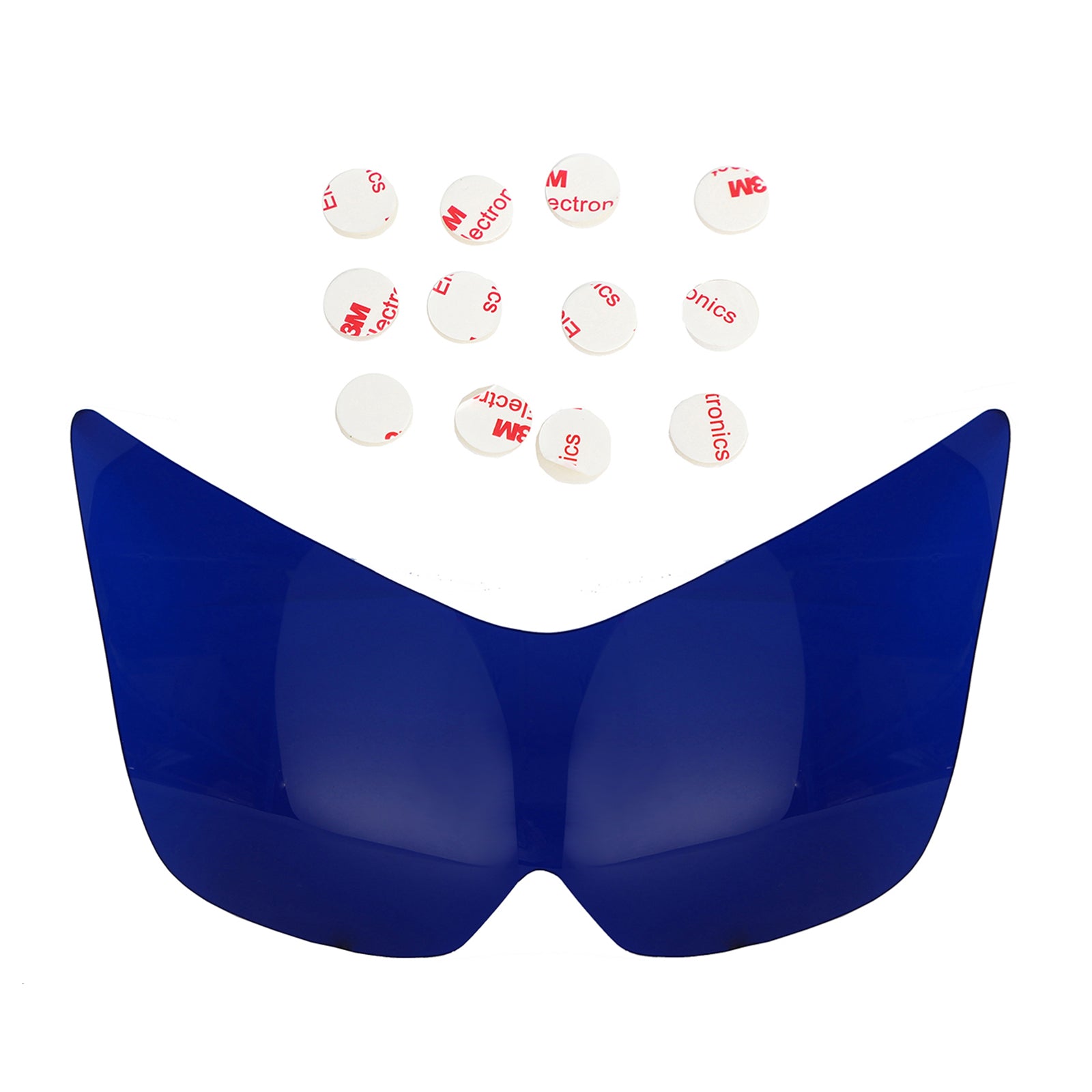 Tampa de proteção contra lentes do farol frontal ajustada para Kawasaki Ninja Z1000 03-06 Blue Generic