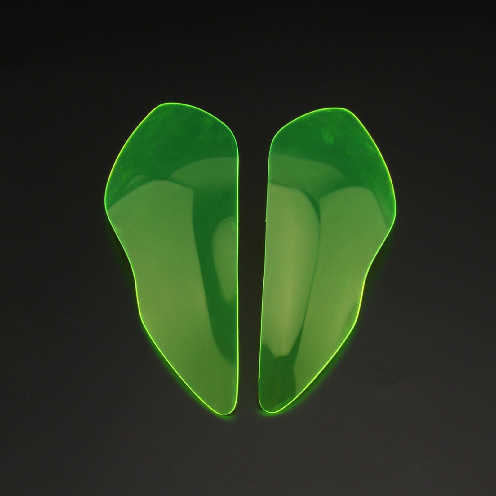 Protector de lente de faro delantero para Kawasaki Zx-636R Zx-6R 09-18, humo genérico