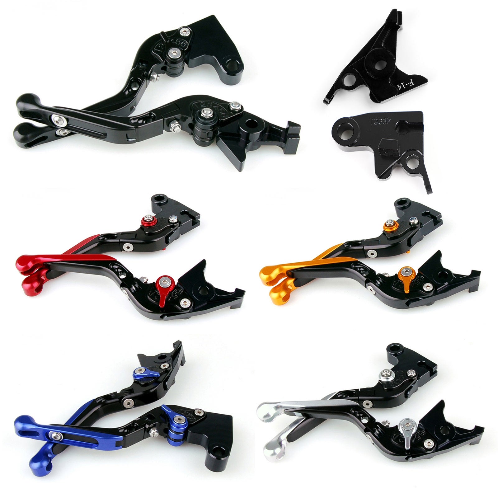 Justerbar koblingsbremsehåndtag til Trident 2022 Bobber 2017-2019 Tiger 800 Generisk