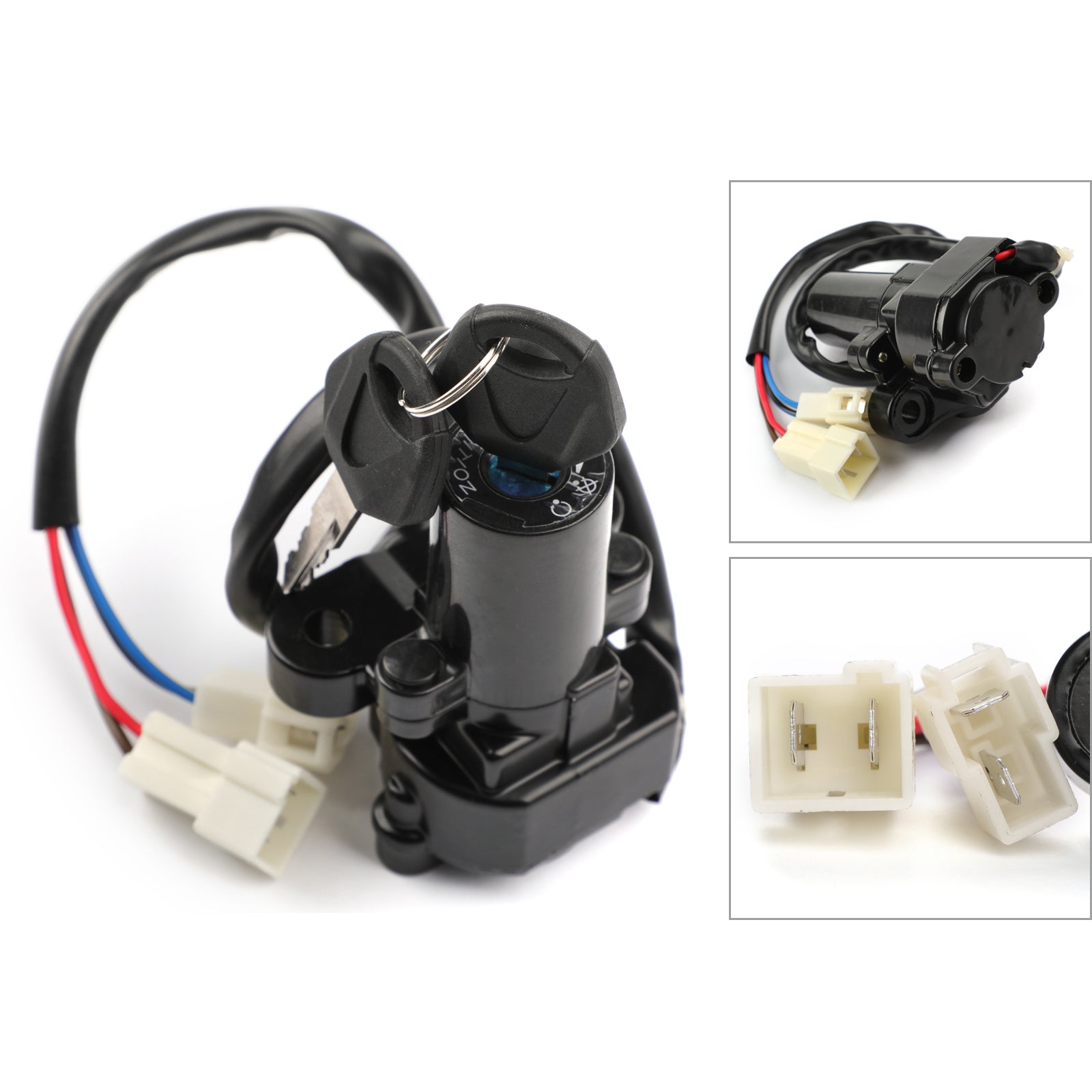 Tasti di blocco interruttore di accensione adatti per Yamaha XVS1300CU Stryker 2011-2017 XVS1300A V-Star Classic 2007-2014 XVS950 V-Star 2009-2016