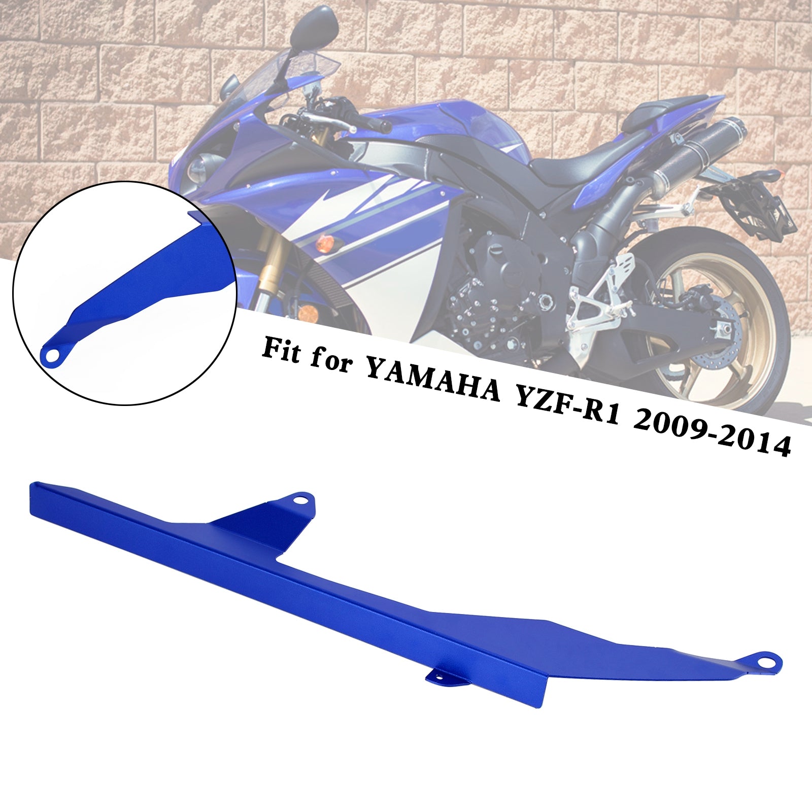 Protector de cadena de piñón trasero para YAMAHA YZF R1 2009-2014 genérico