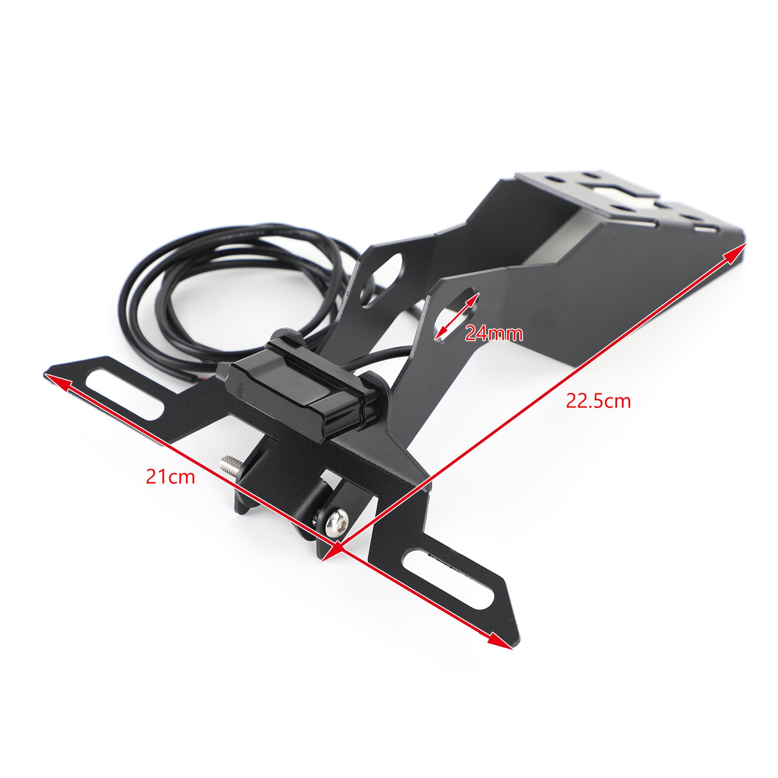 Licensplade Holder Frame Bracket Fit til Honda CBR250RR 2017-2020 Generisk