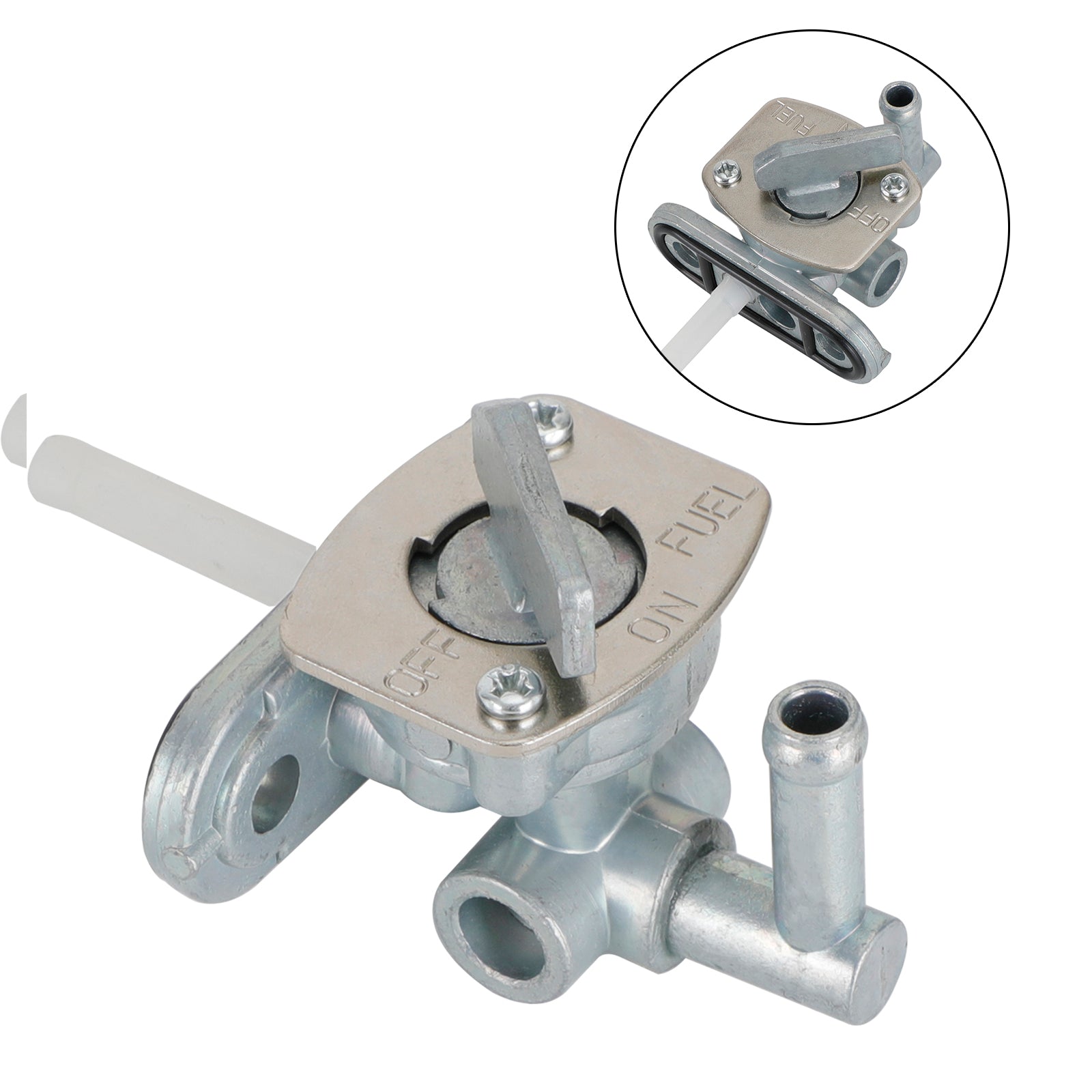 Valvola del rubinetto del carburante del serbatoio del gas Rubinetto adatto per Kawasaki KX125 KX250 92-98 51023-1182 Generico