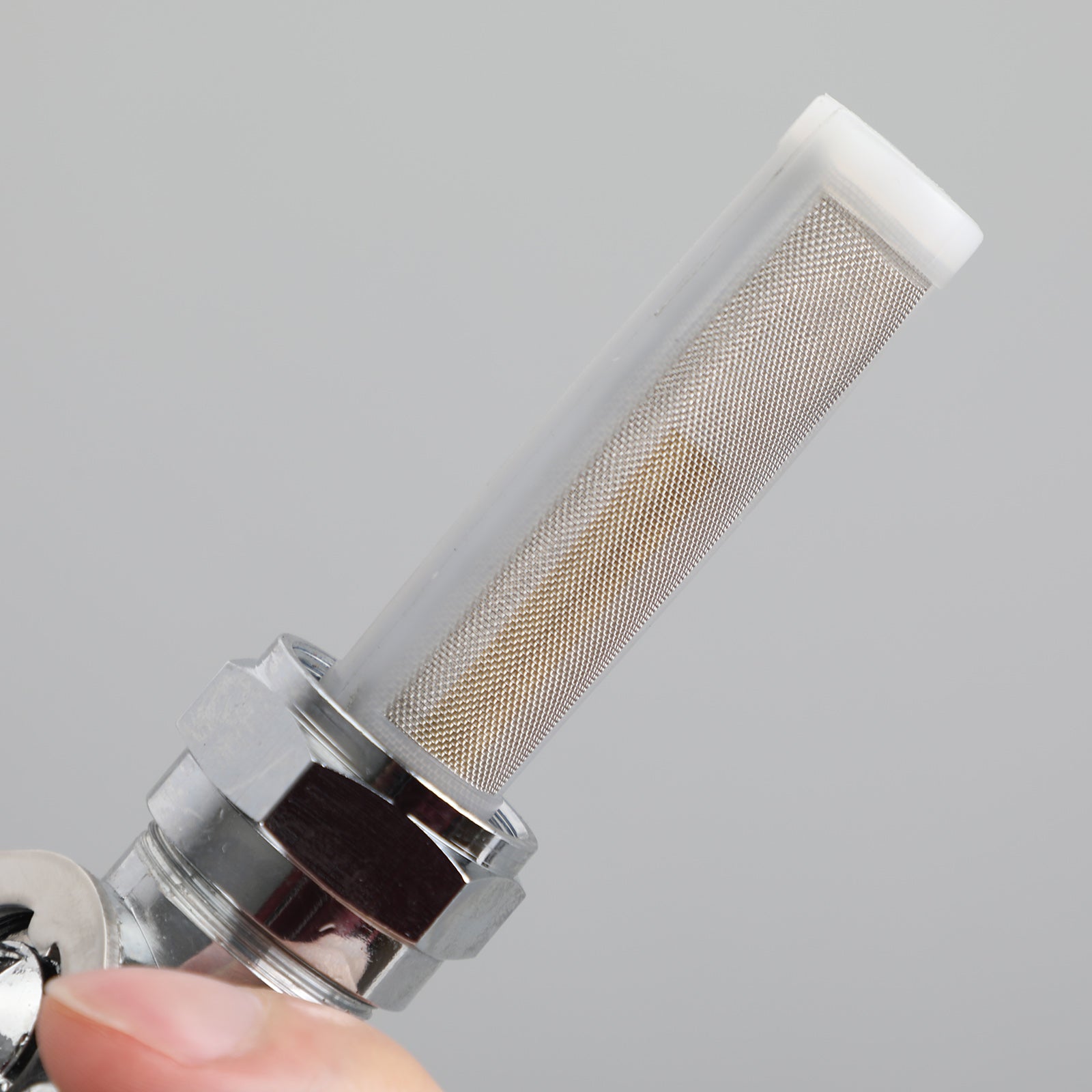 Palivový ventil Petcock Left Outlet vhodný pro Sportster Big Twin 1975-Up 13/16"