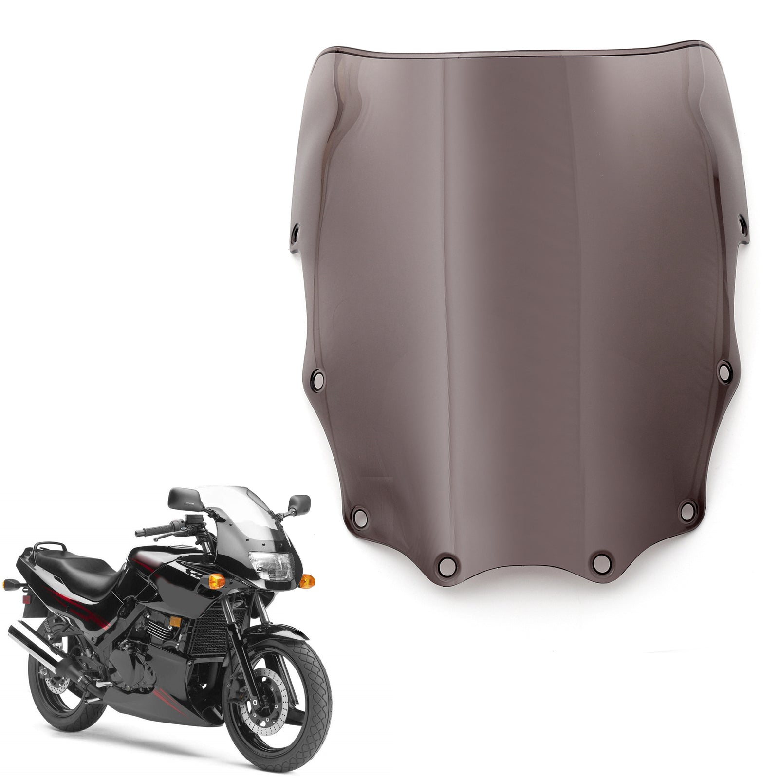 1987-2009 Kawasaki EX500 Ninja 500R ABS Plastic Windshield Windscreen 8 Color