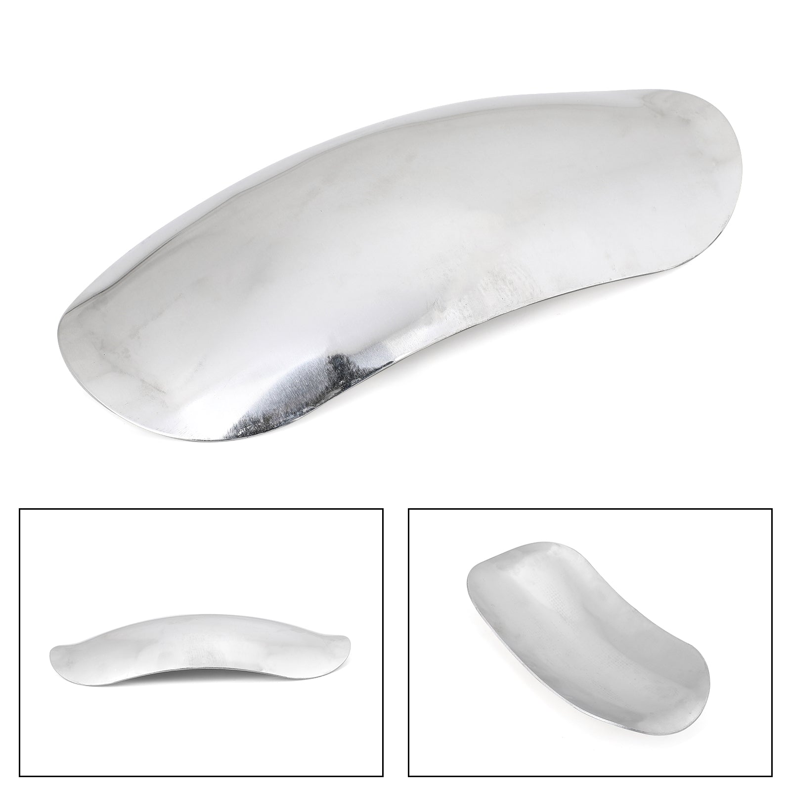 Aluminium voorwiel Fender spatbord Mudguard geschikt voor universeel zilver