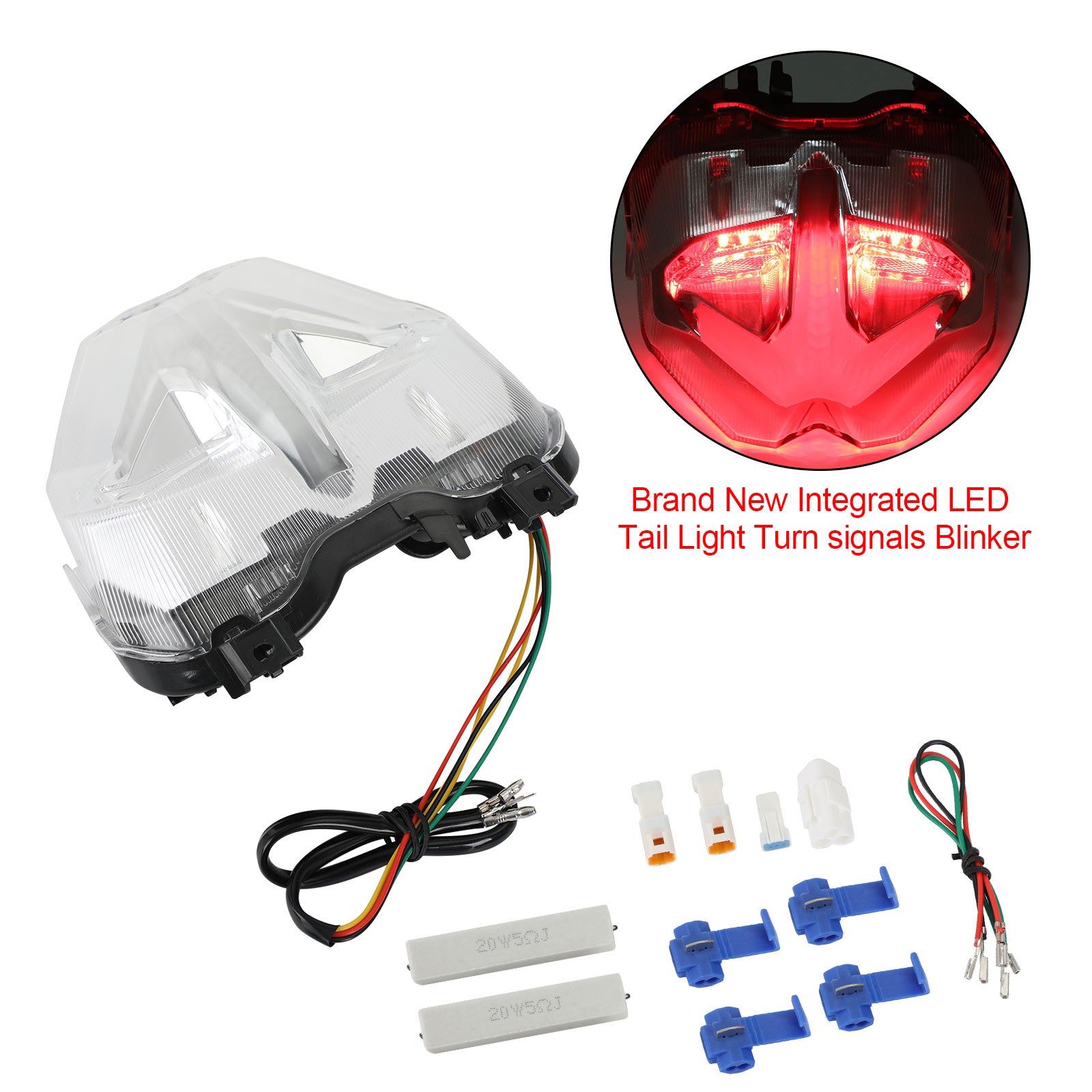 21-23 Yamaha MT-09 MT10 SP-Schwanzbremsen-Lichter integriert