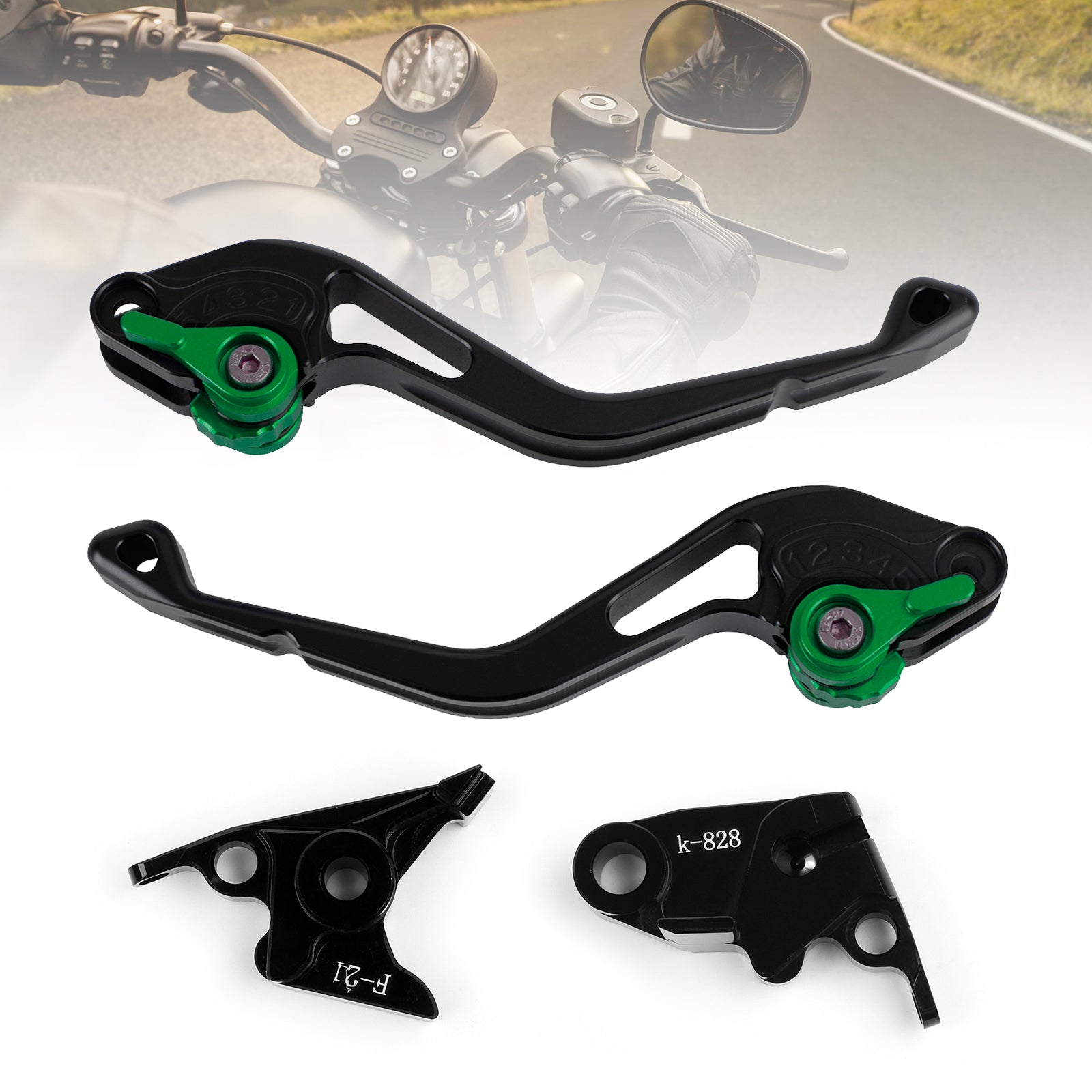 Nouveau levier de frein à embrayage court ajustement pour Kawasaki Z750 07-12 Z800 Version 13-16
