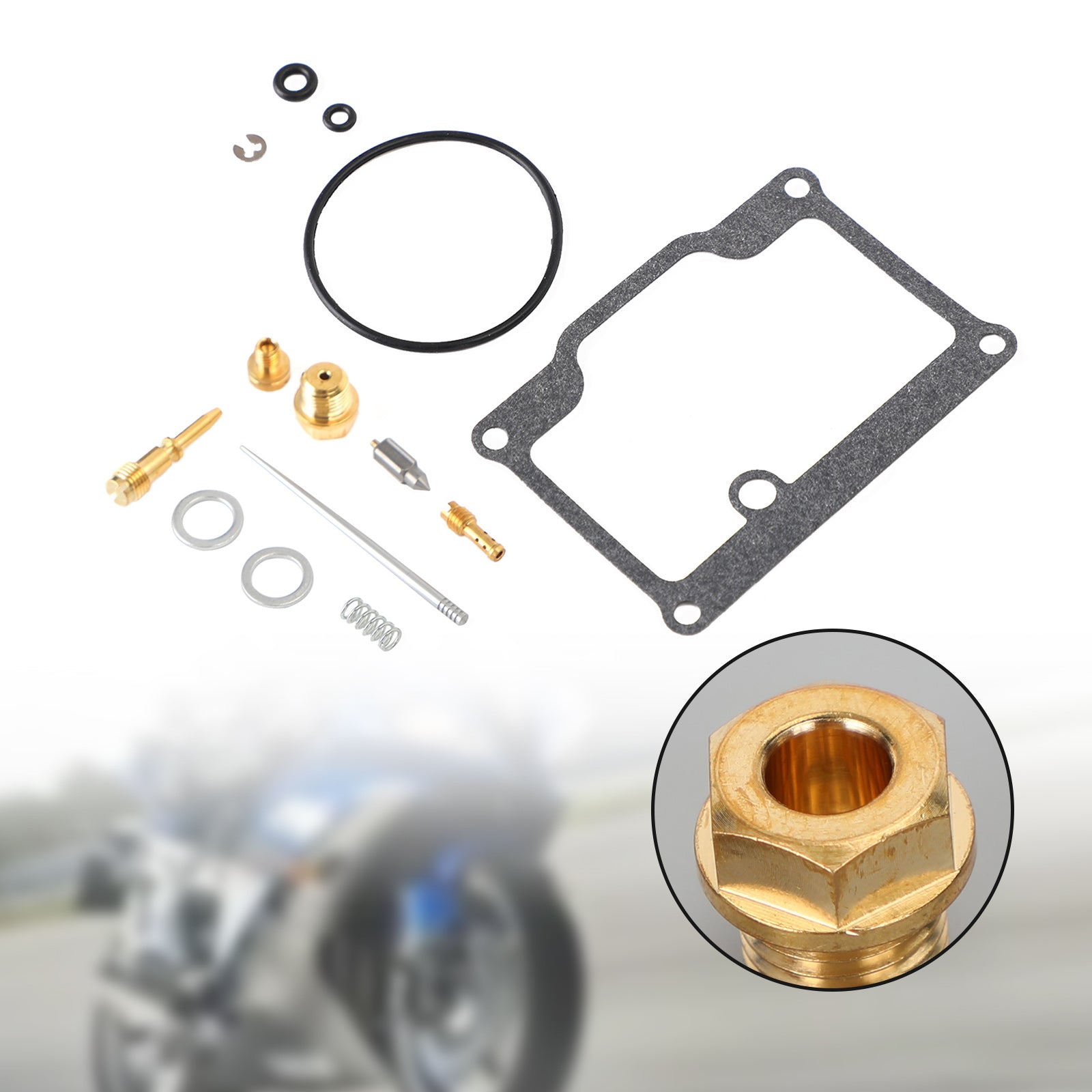 Kit di riparazione ricostruzione carburatore adatto per Suzuki GT 380 GT380 1973-1977 generico