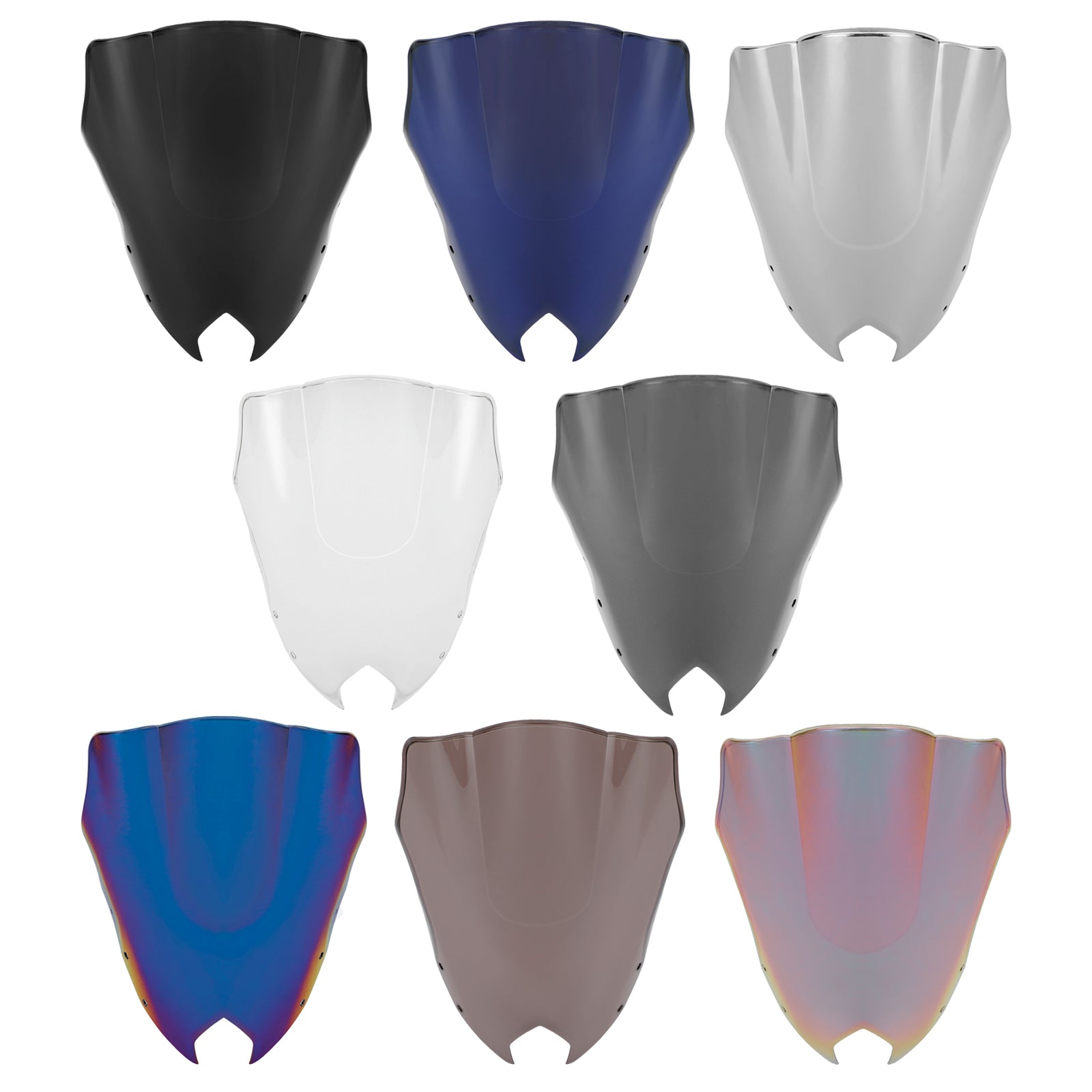 Le pare-brise de moto ABS Ajustement pour Yamaha FZ6R FZ-6R FZS600 2009-2015