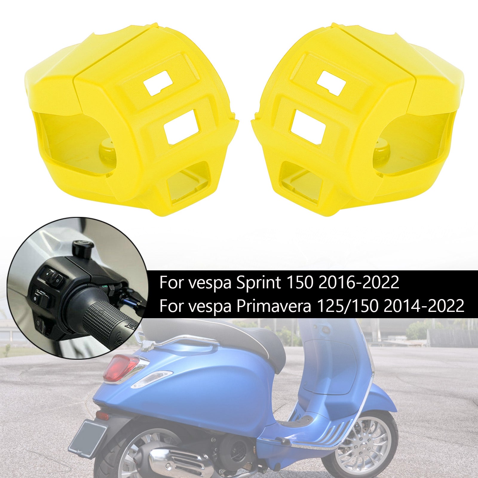 ハンドルバースイッチカバーボタンスプリントプリマベーラ 125 150 2014-2022