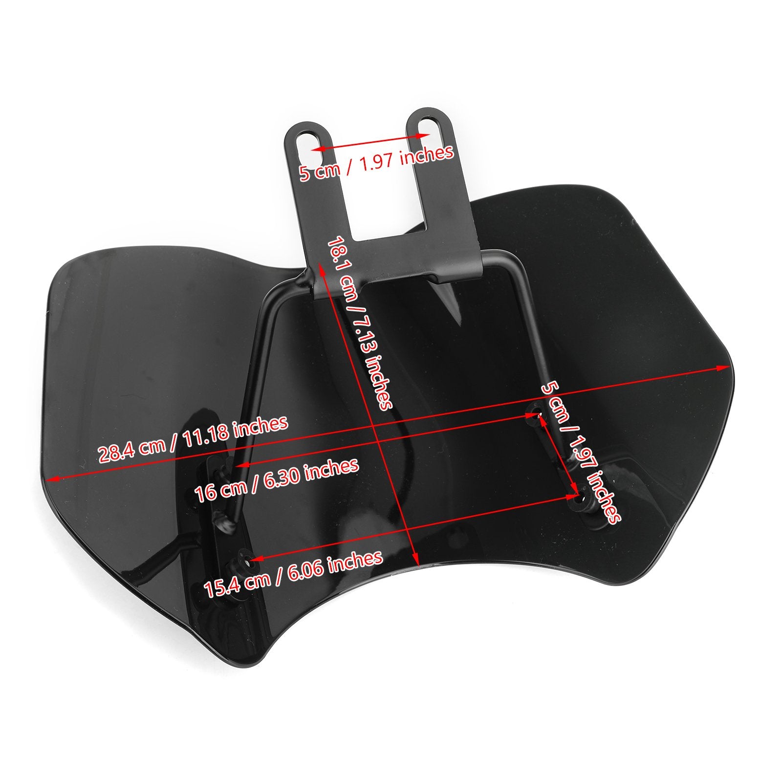 Honda CMX500 Rebel 2018-2019 voorruitenscherm met beugel