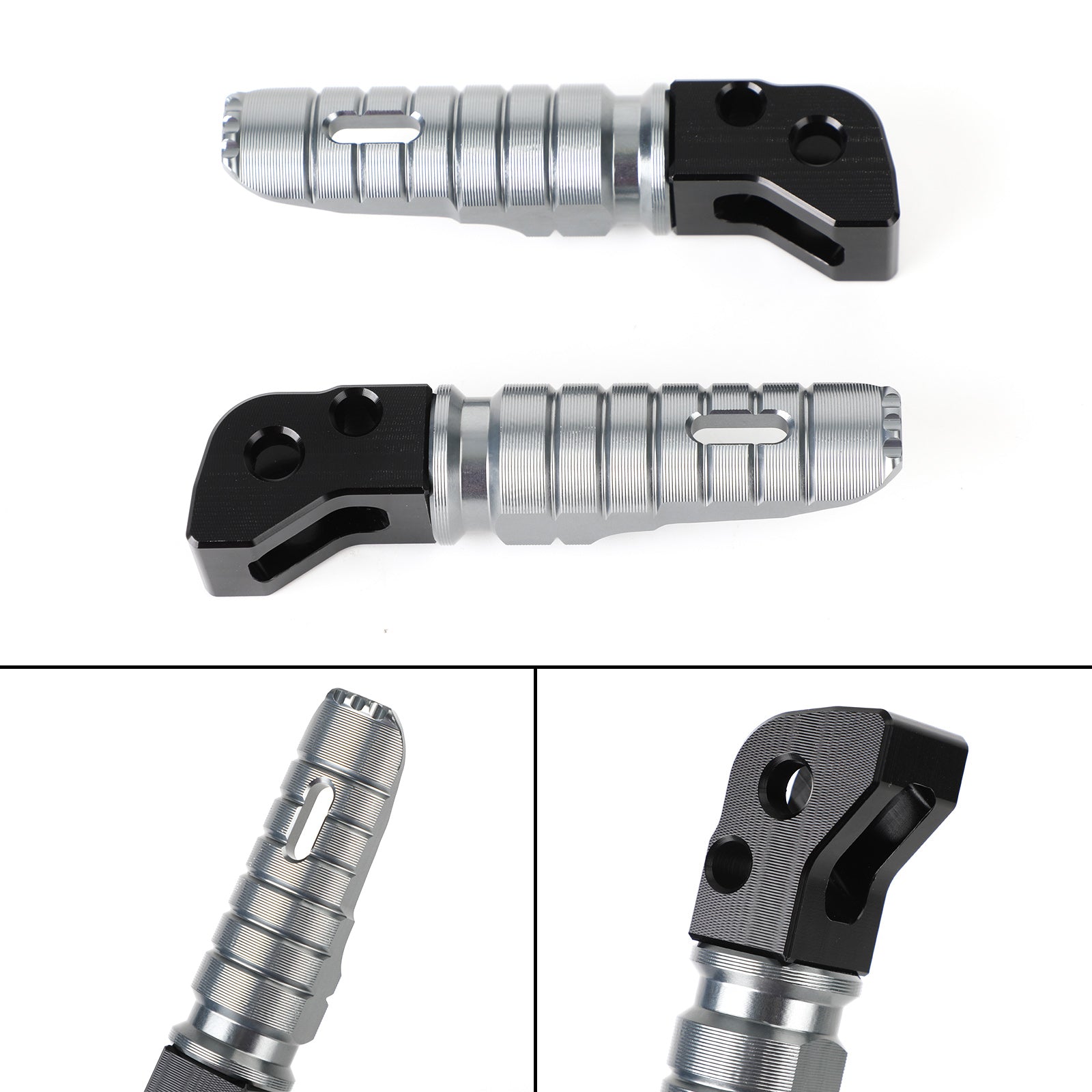 Bagerste fodstøtter fodpinde Fit til Husqvarna Vitpilen Svartpilen 250 401 2019-2021 Generisk