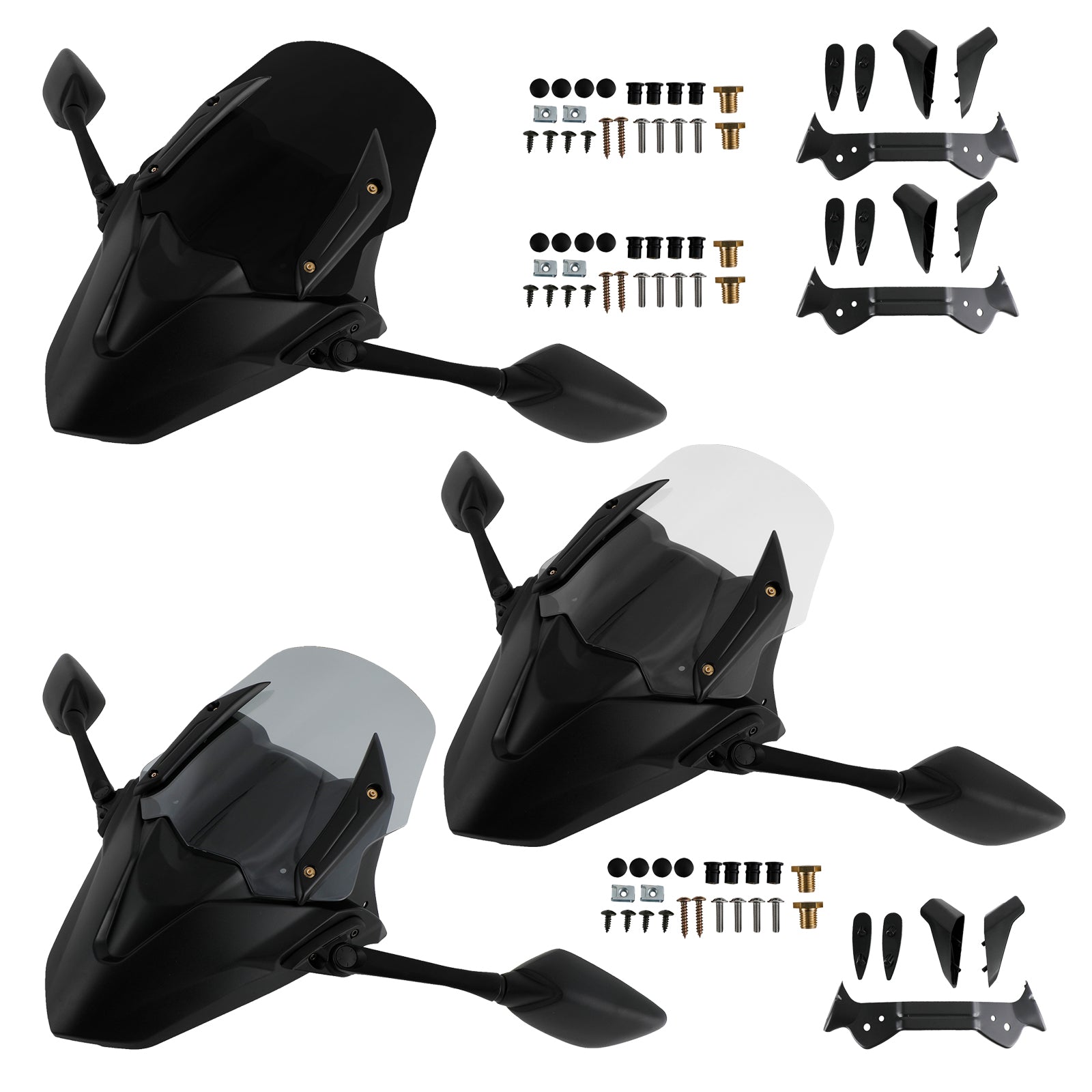 Čelní sklo pro čelní sklo ABS ABS FIT FOR FOR YAMAHA NMAX155 N-MAX 155 2021-2023