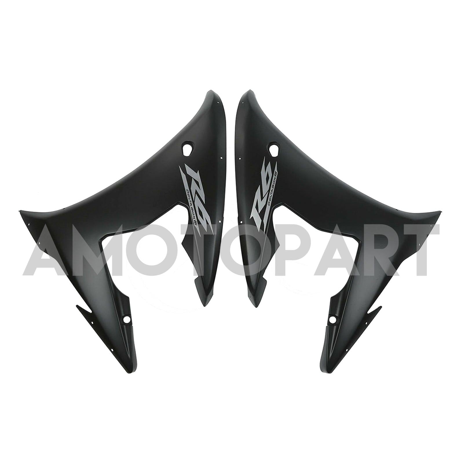 Amotopart 2003 2004 Yamaha YZF R6 & 2006-2009 YZF R6S Black Fairing Kit
