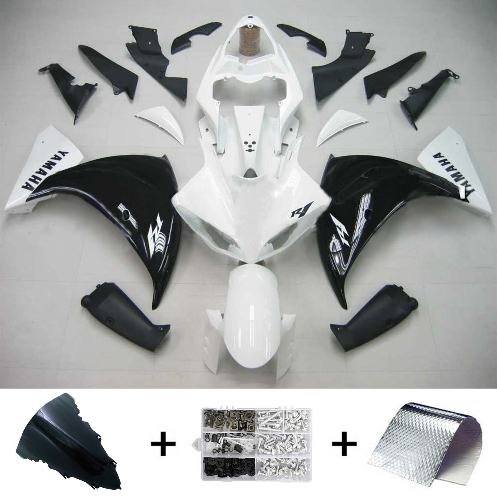 Injection Fairing Kit Bodywork Plastic ABS fit For Yamaha YZF 1000 R1 2009-2011