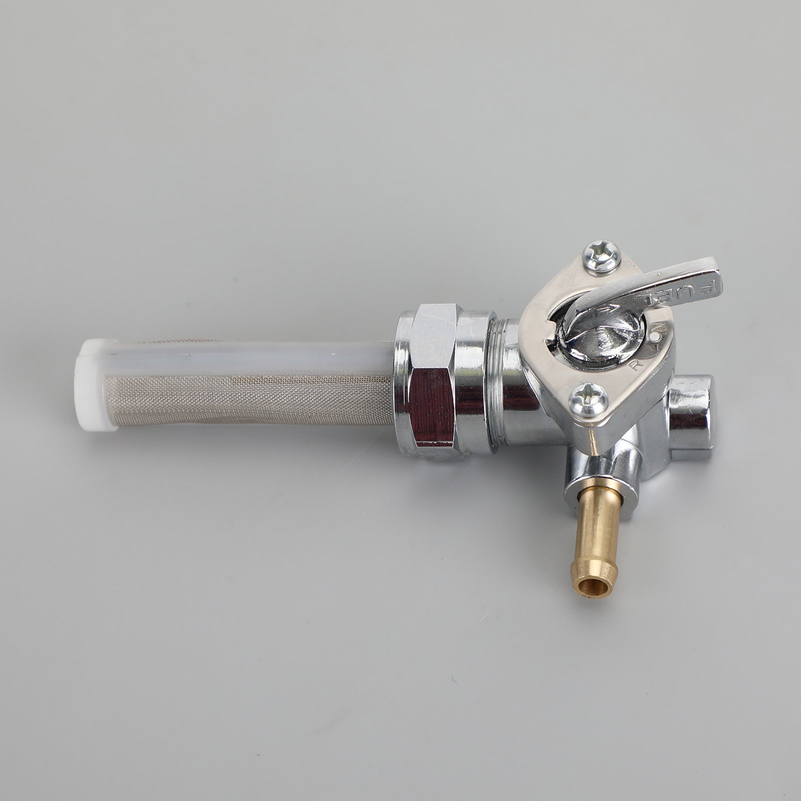 Palivový ventil Petcock Left Outlet vhodný pro Sportster Big Twin 1975-Up 13/16"