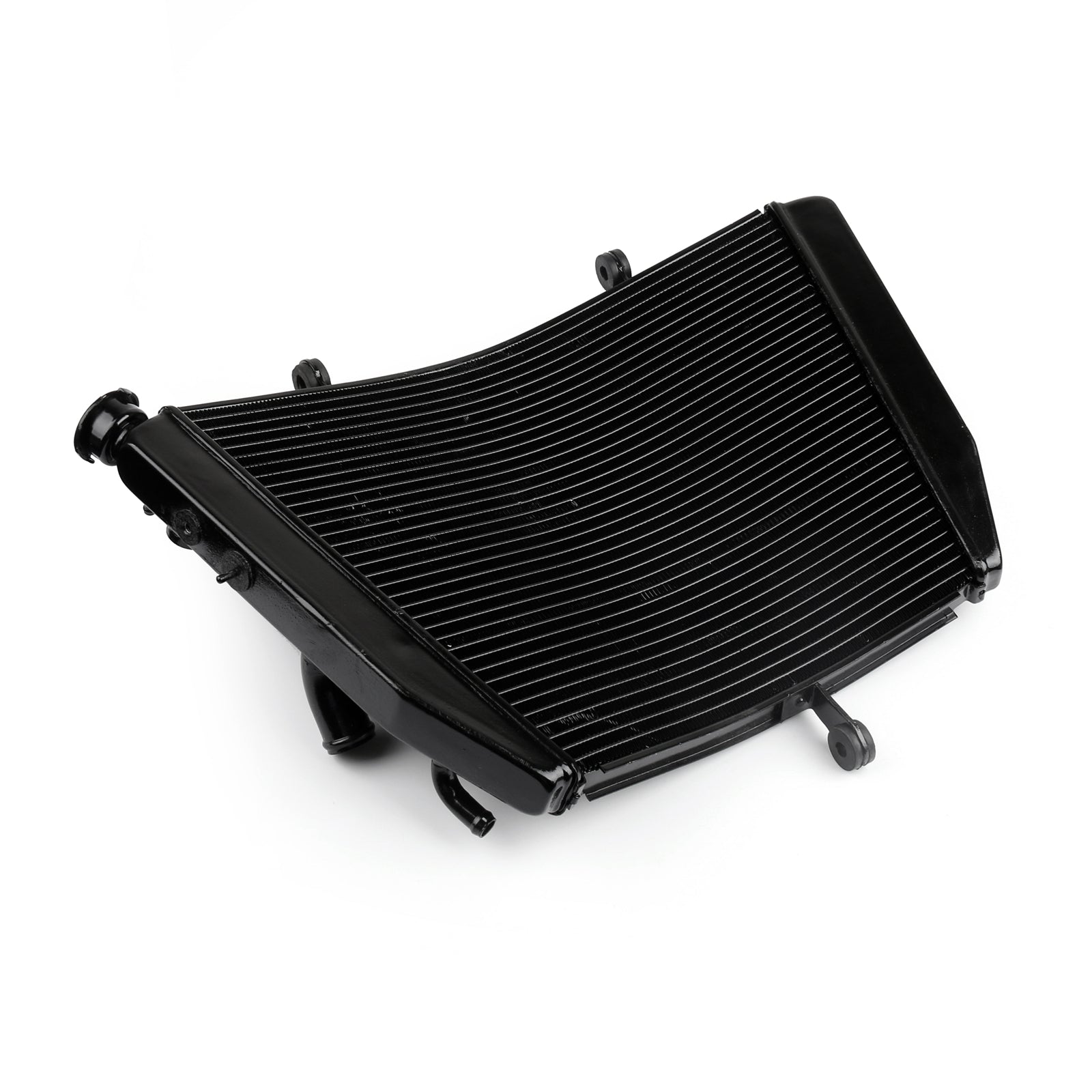 Motoraluminiumskøler radiator til Suzuki GSXR 600 750 2004 2005 04 05 K4 Sort