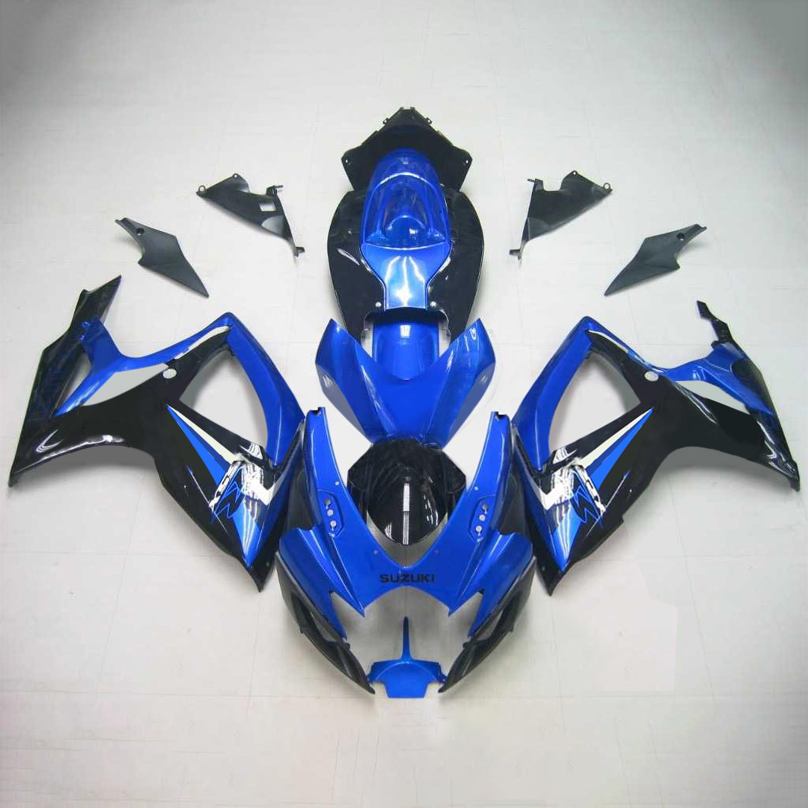 Amotopart 2006-2007 Suzuki GSXR 600/750 Blue&Black Style4 Fairing Kit