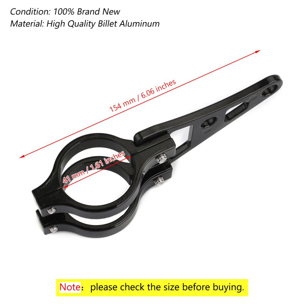 Universal Motorcycle Reflight Turn Light Montaż do montażu 41 mm rurki widelca