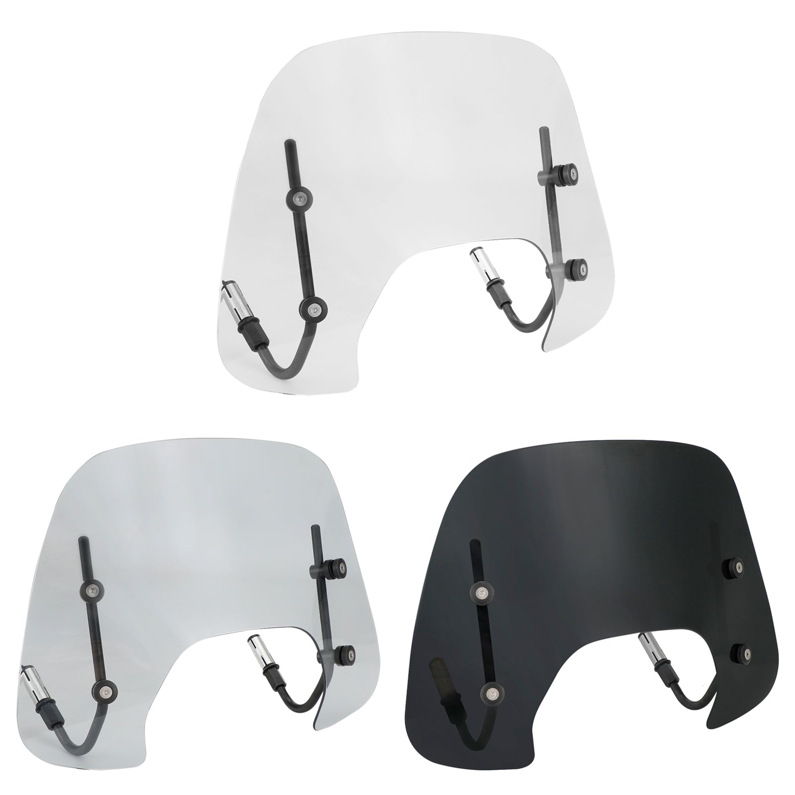 ABS motorcykel forrude forrude pasform til Vespa Sprint 150 2016-2021 generisk