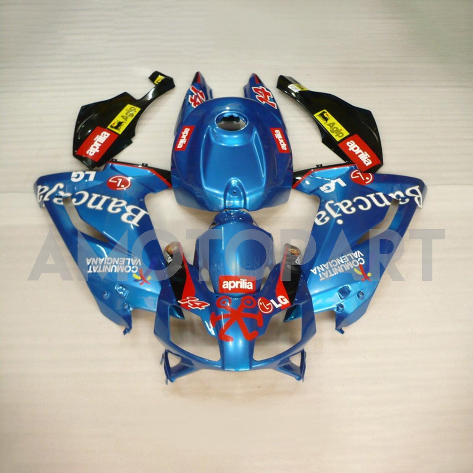 Amotopart Aprilia 2006-2011 RS125 Bancaja Blue Fairring Kit