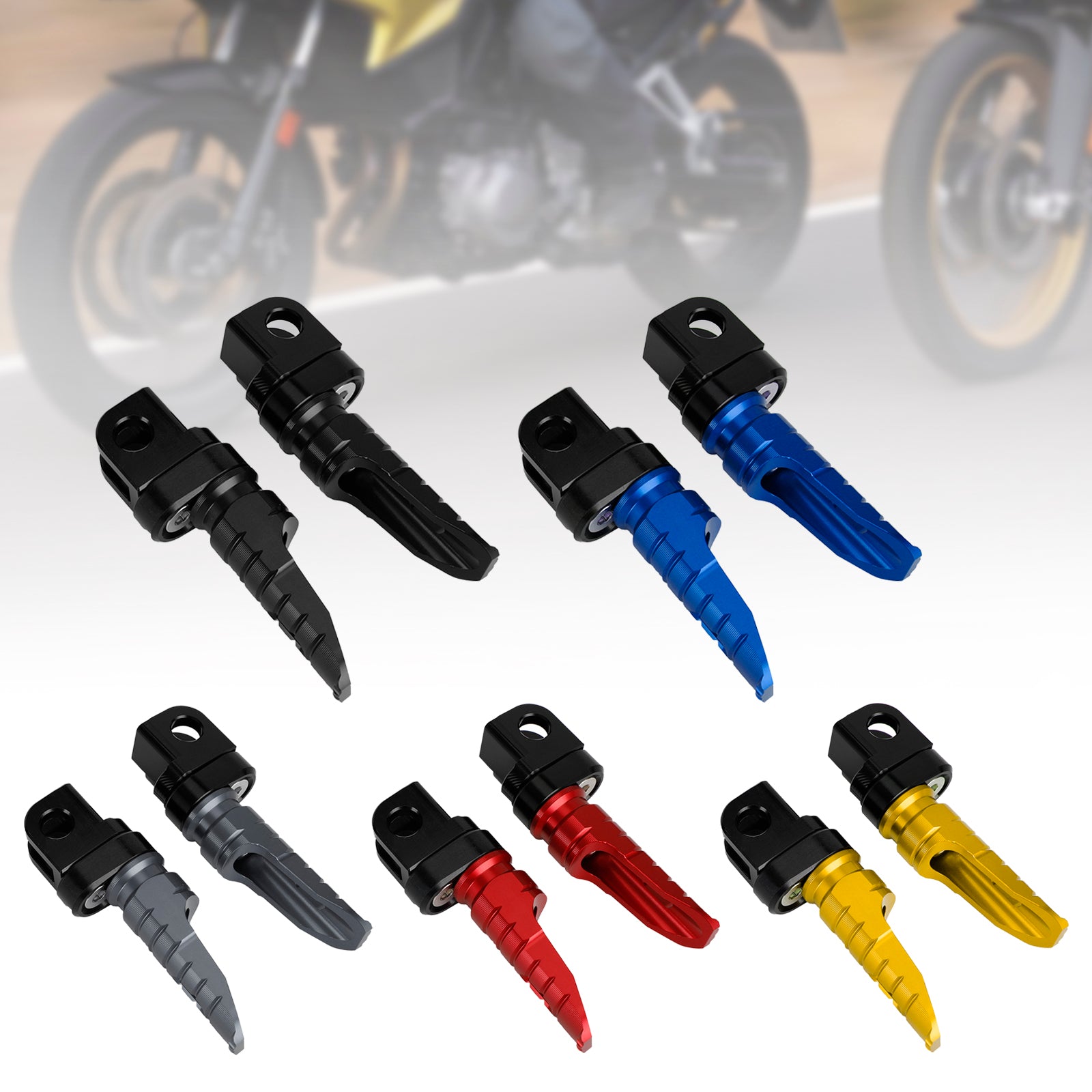 Front Footstests Foot Peg Fit For CFMOTO 250SR 250NK 400NK 650NK 400GT 2019-2022
