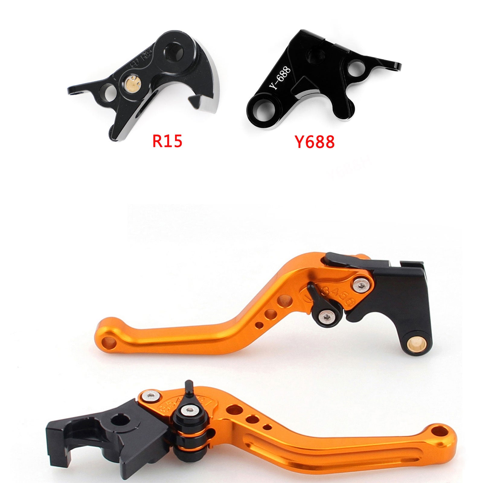 Páka krátké spojkové brzdové páky vhodné pro Yamaha MT-09 Tracer 900/GT 21-22 YZF R6 17-20 Generic