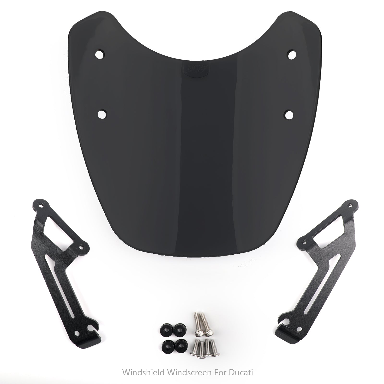 Windscherm voorruitdeflectorbescherming voor 15-2018 Ducati Scrambler Black Generic