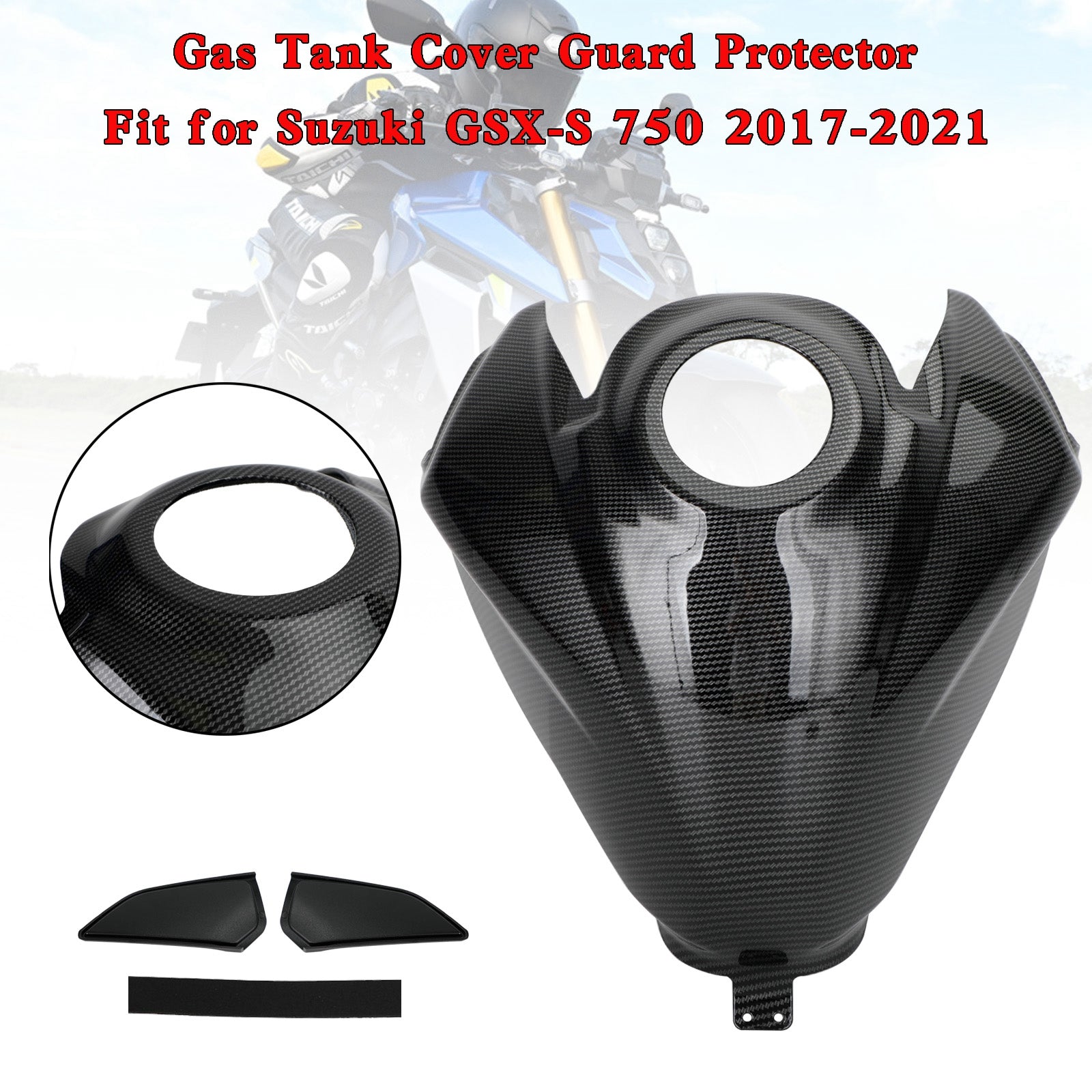 2017-2021 Suzuki GSX-S 750 GSXS Gas Tank Cover Guard Protector