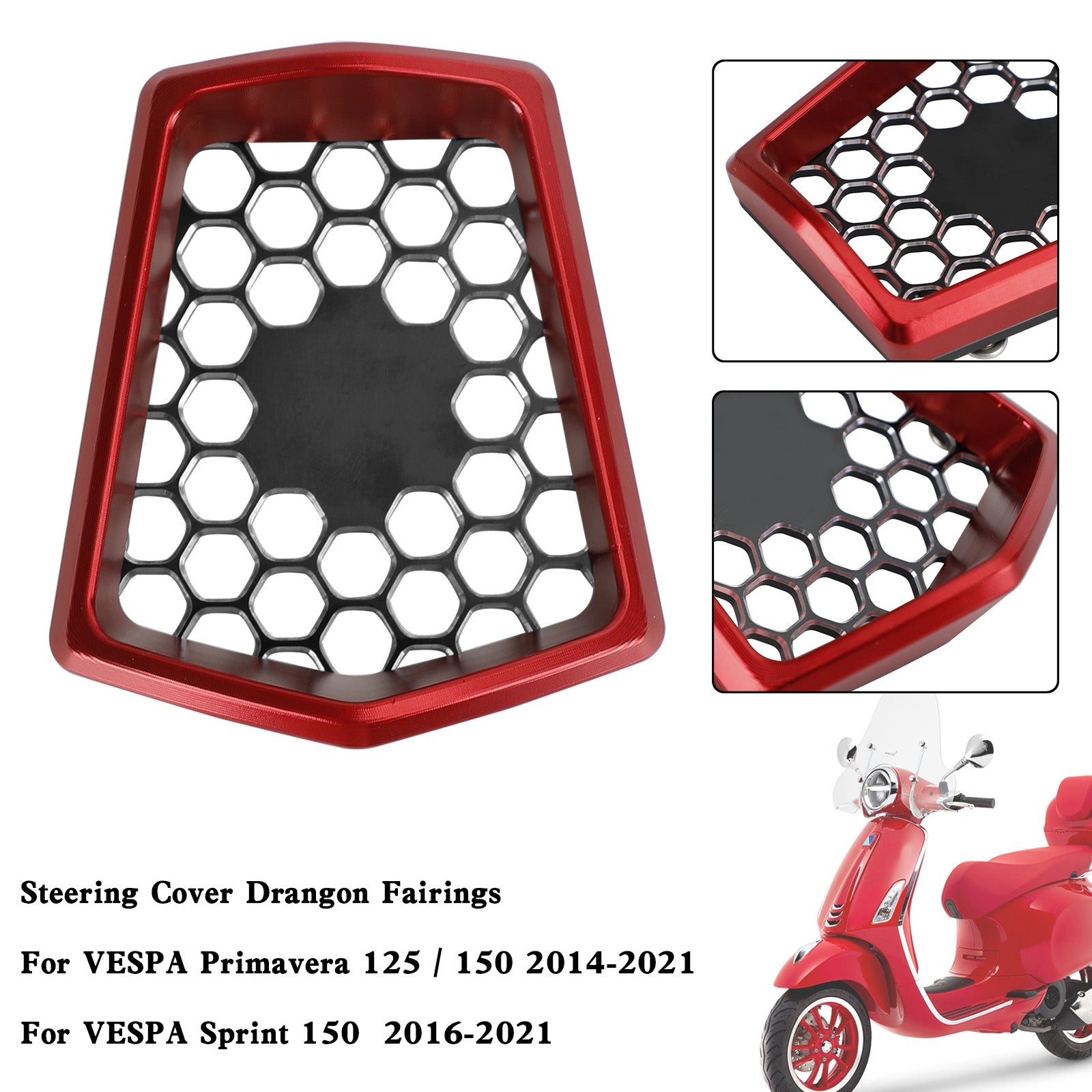 Front Center Horn Cover för Vespa Sprint Primavera 125/150 2014-2021